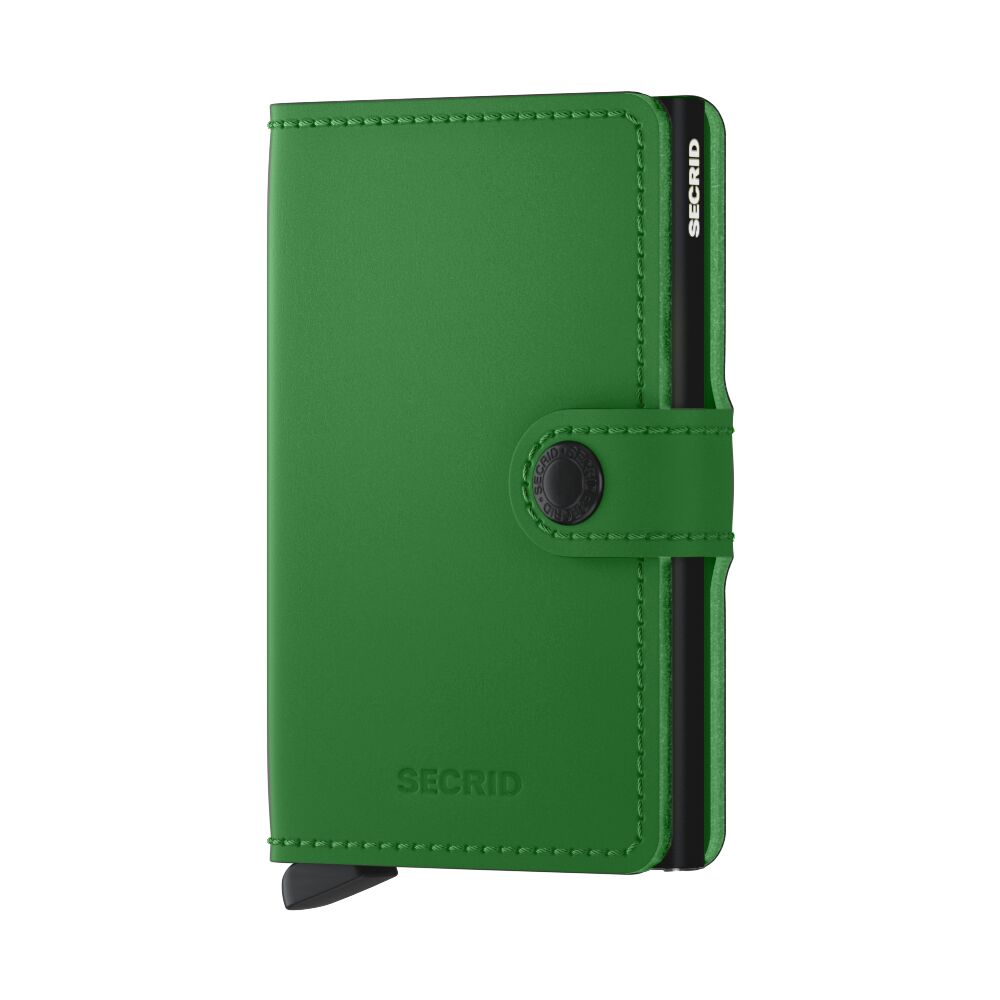 Mini Wallet Matte Bright Green