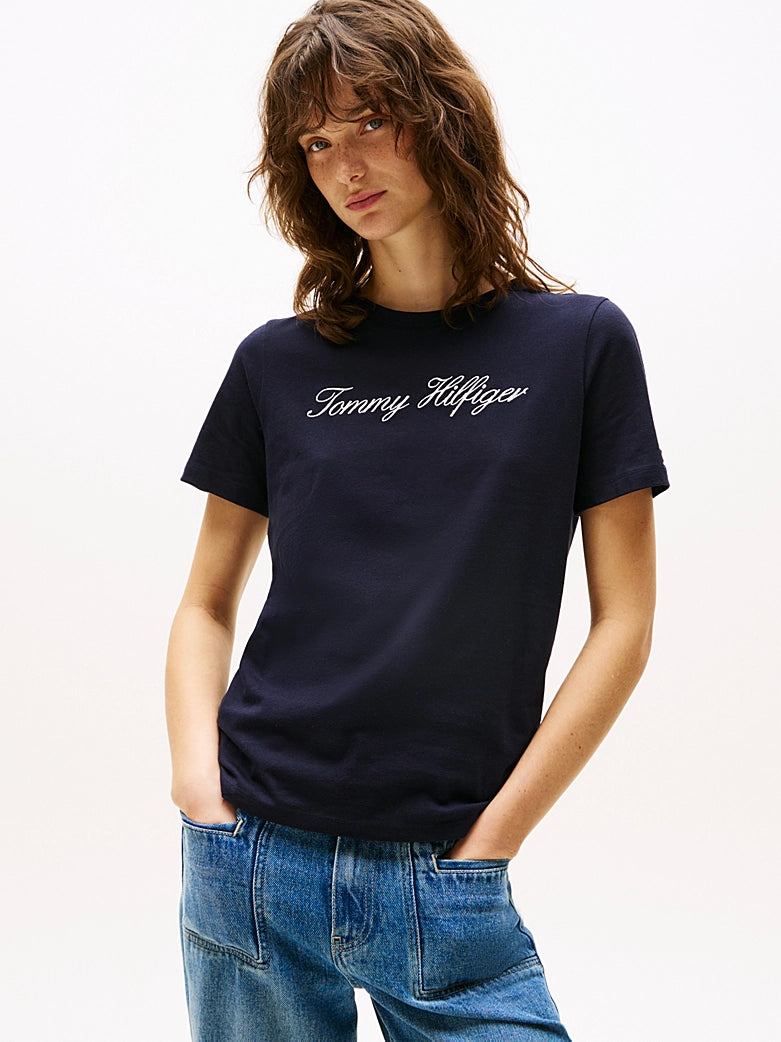 Heritage Script T-Shirt Desert Sky