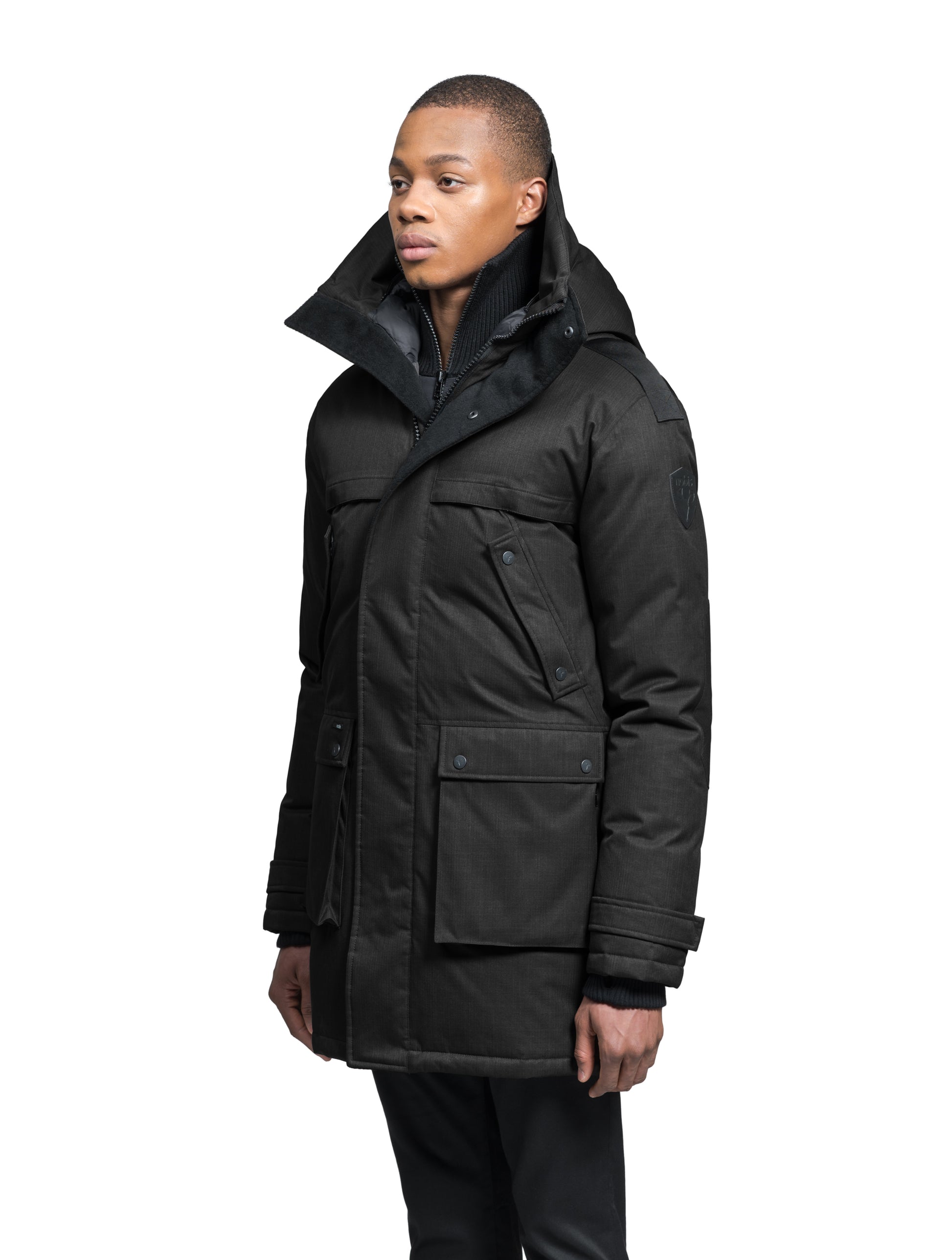 Men's Yatesy Long Parka Black