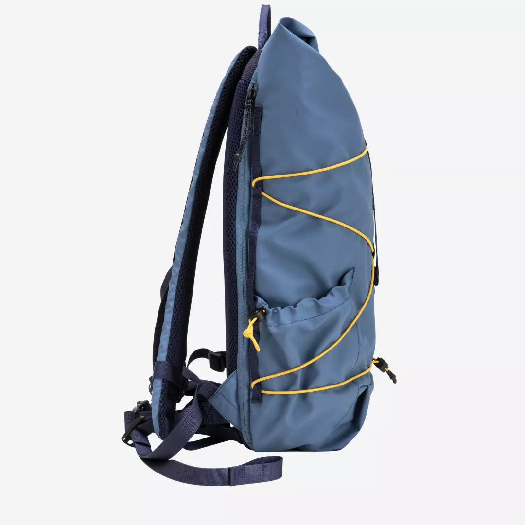 Dayle Roll Top Backpack Steel Blue