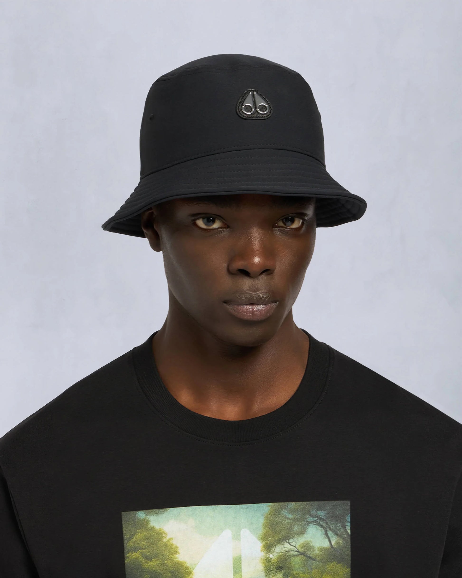 Logo Icon Bucket Hat Black