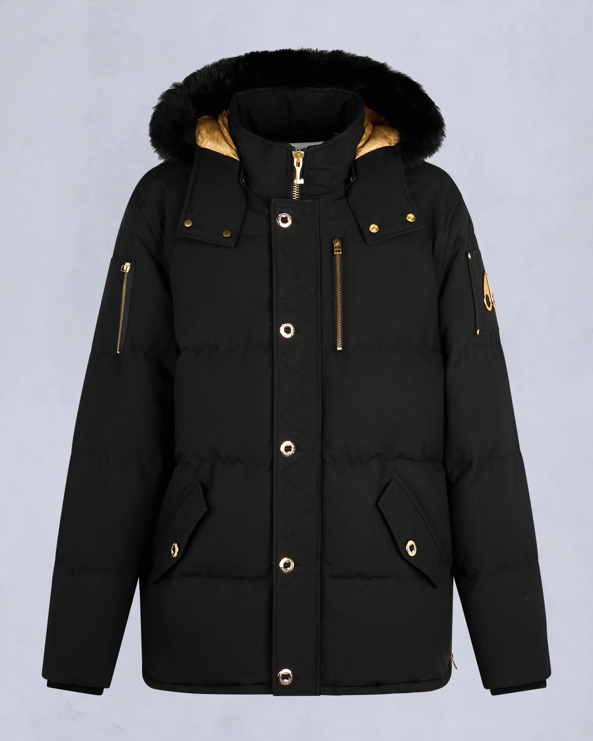 Gold Series Shearling 3Q Jacket Black