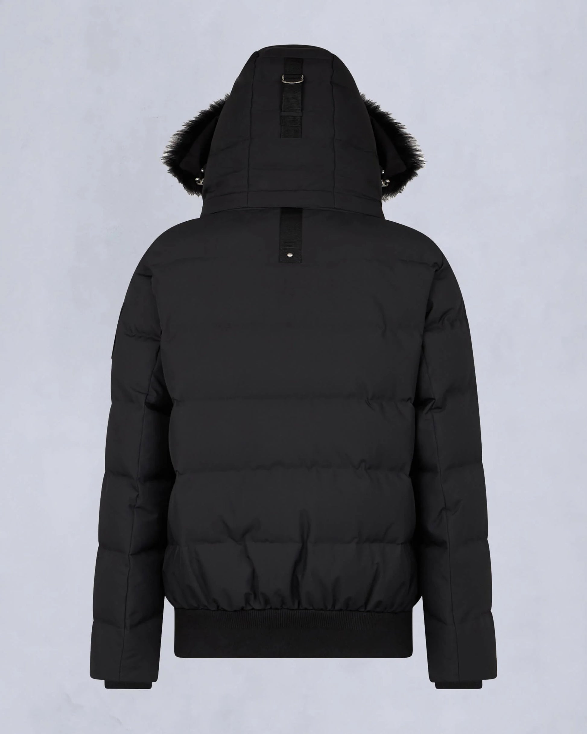 Cloud Shearling Bomber Jacket Black / Black