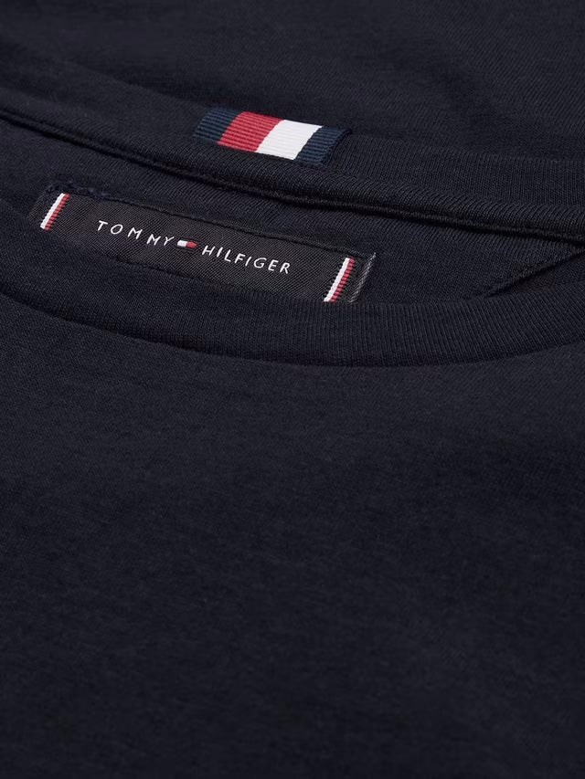 Logo Embroidered Slim Fit T-Shirt Sea Captain