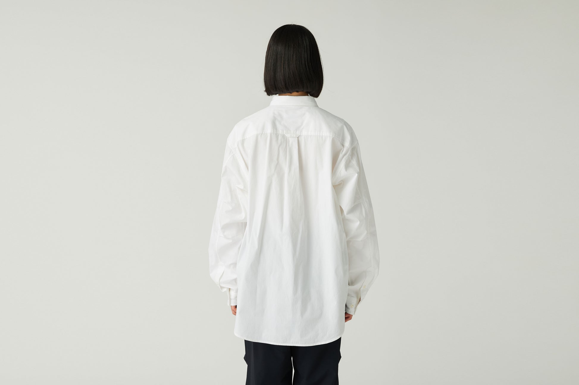 Organic Cotton Pullover Shirt White