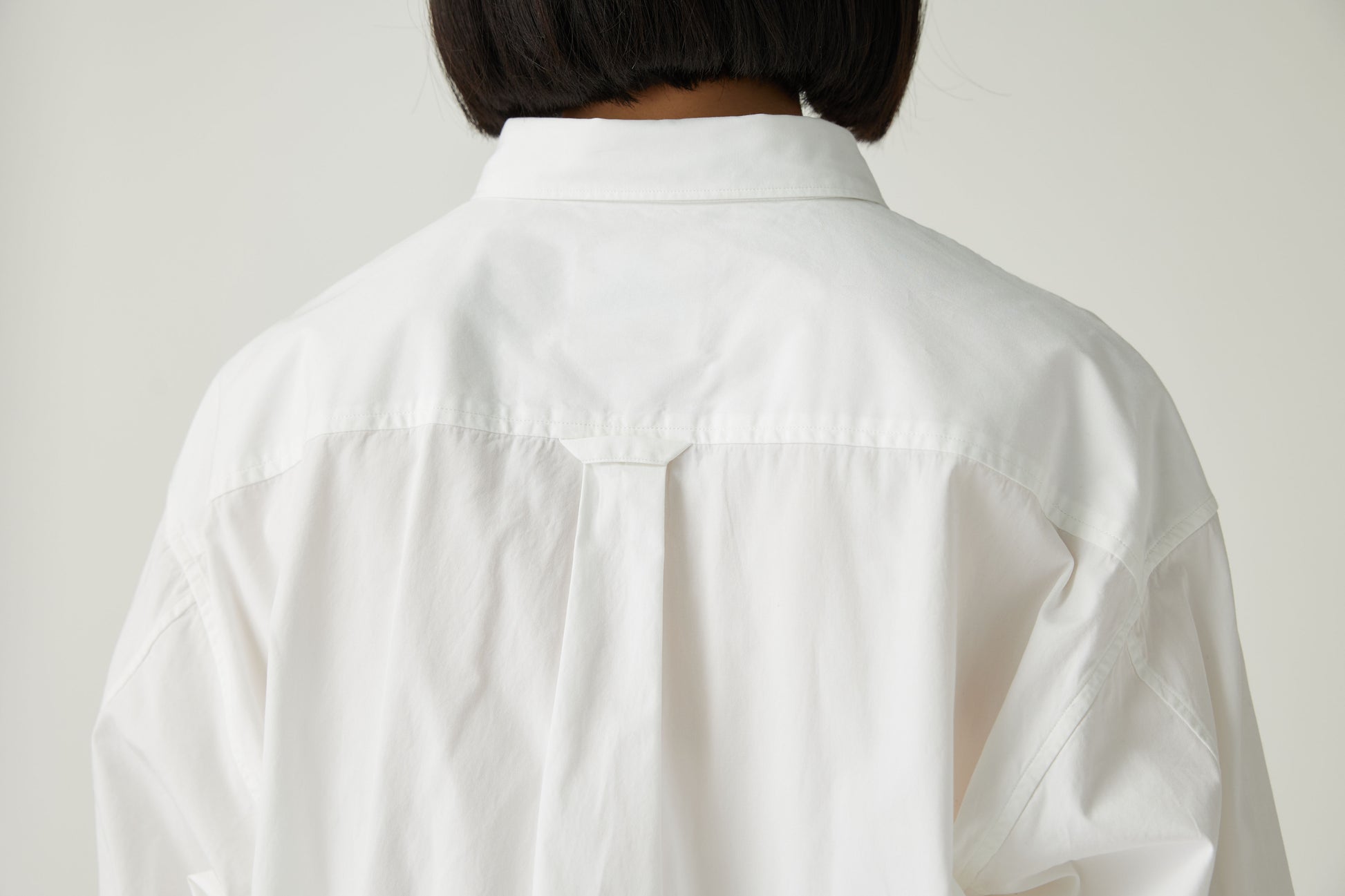 Organic Cotton Pullover Shirt White