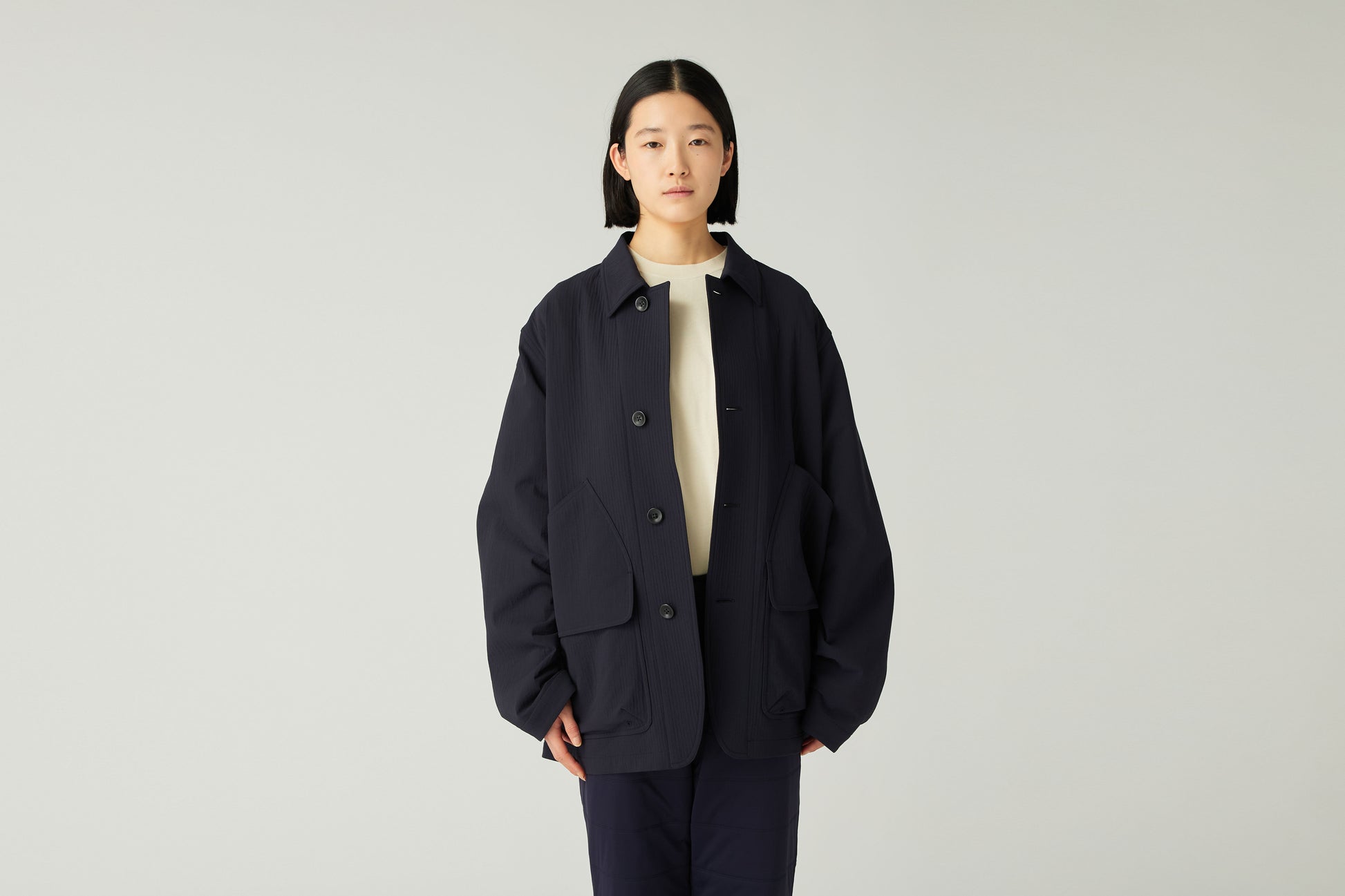 Easy Cloth Jacket Navy