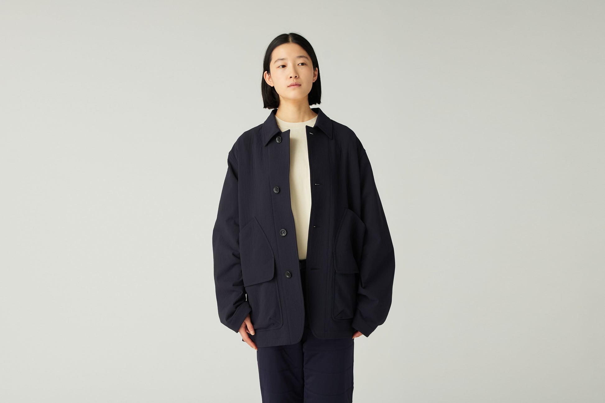 Easy Cloth Jacket Navy
