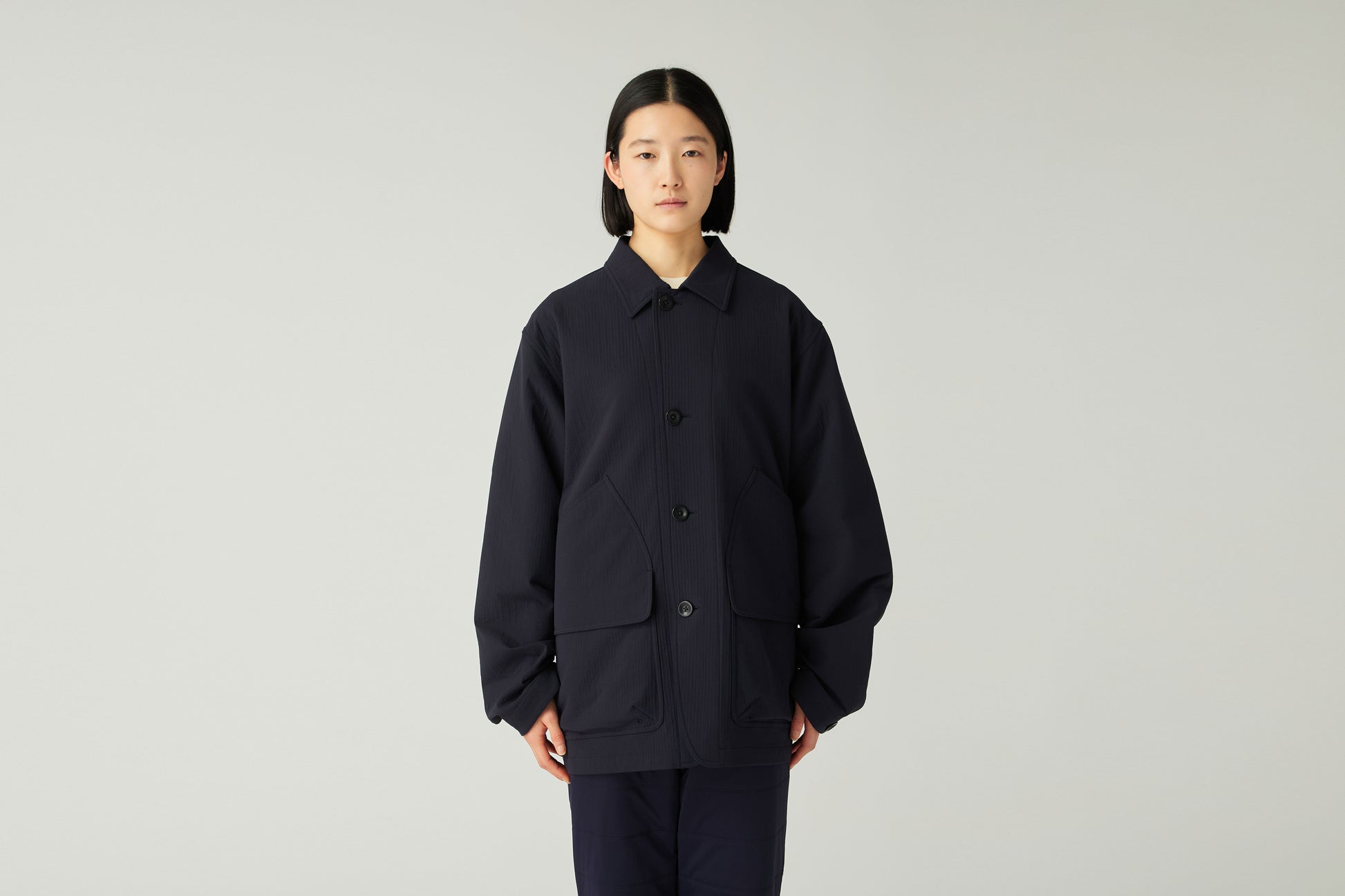 Easy Cloth Jacket Navy