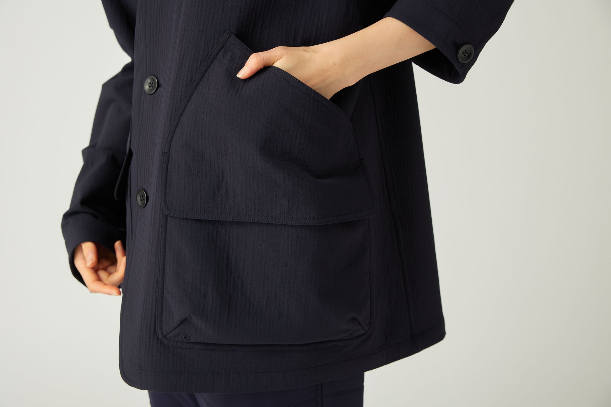 Easy Cloth Jacket Navy