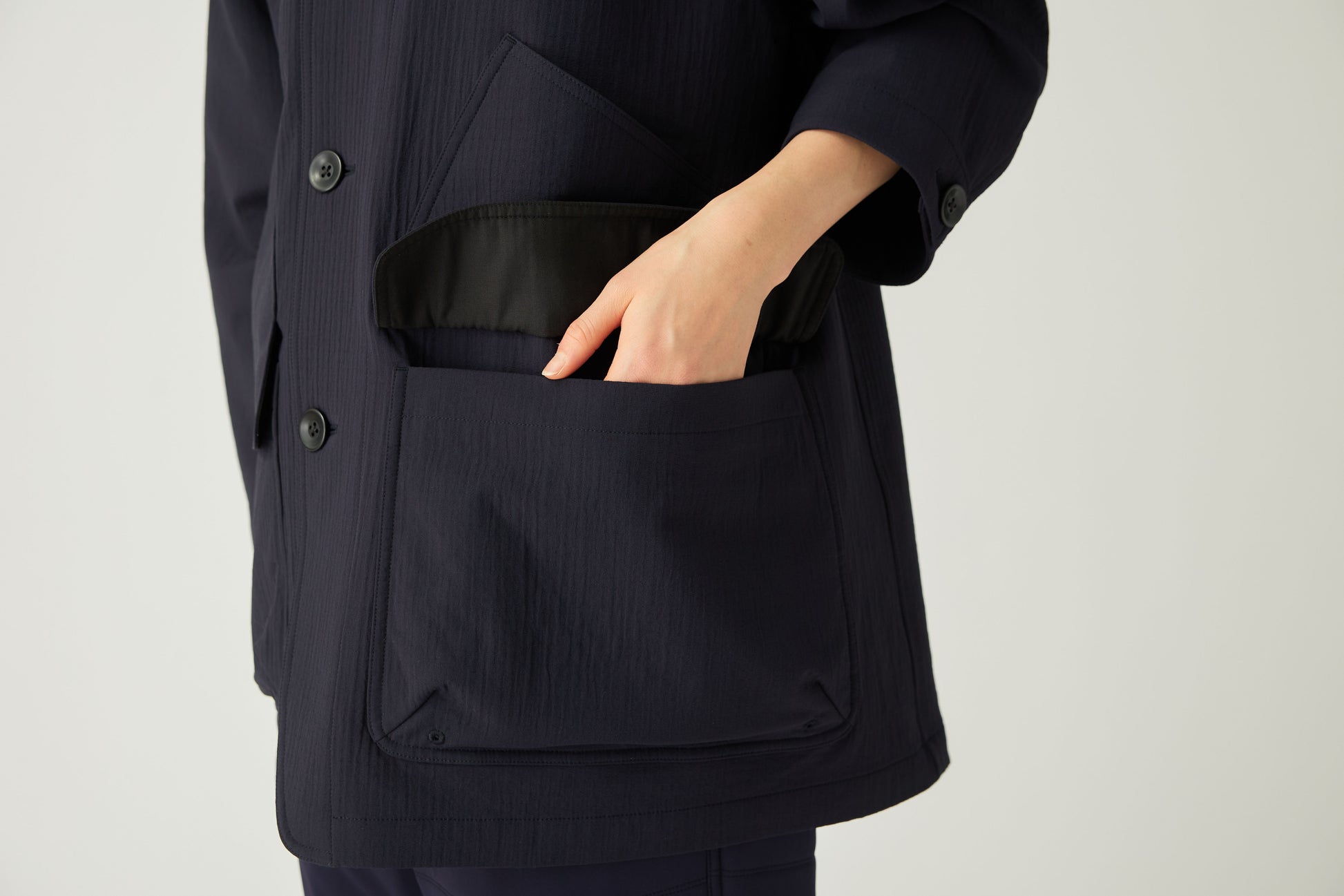 Easy Cloth Jacket Navy