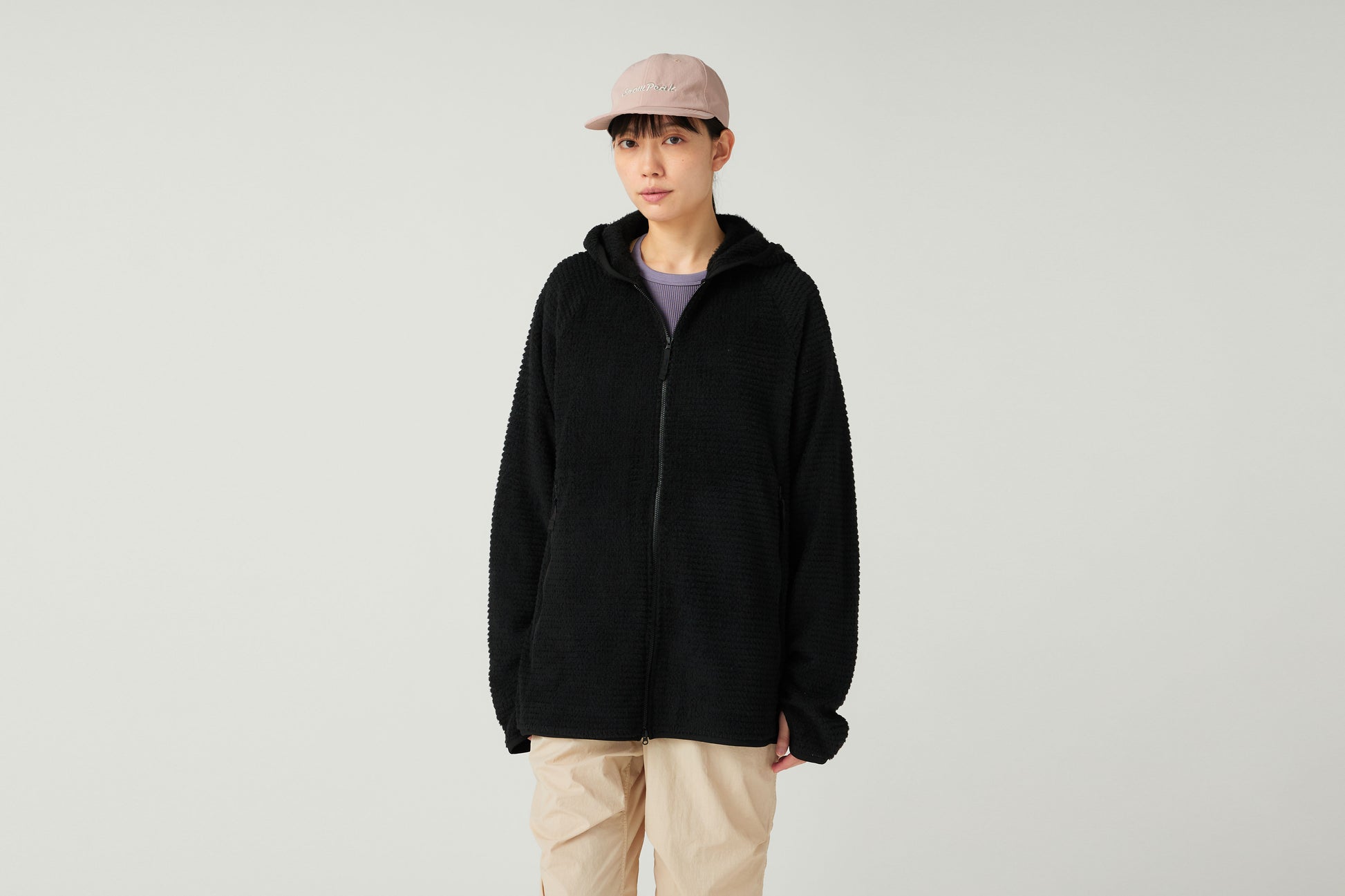 Thermo Control Zip up Parka Black