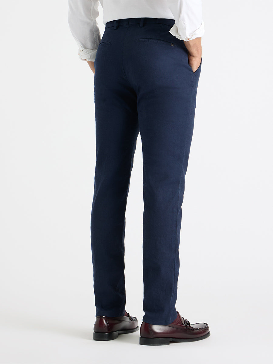 Linen Sharps - Navy