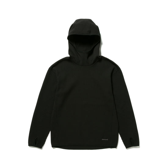 Dry Waffle Hoodie Black