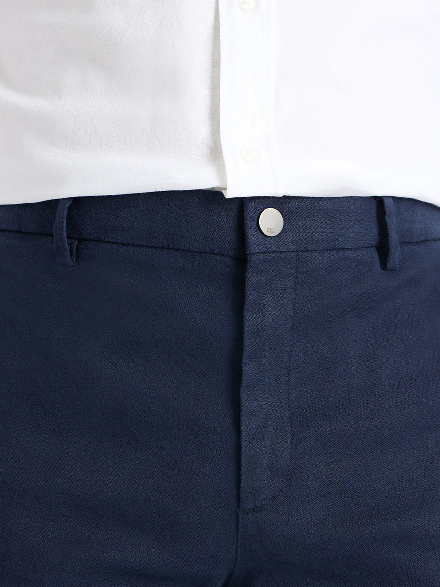 Linen Sharps - Navy