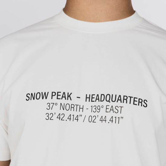 HQ Topographic Map T-Shirt Off White