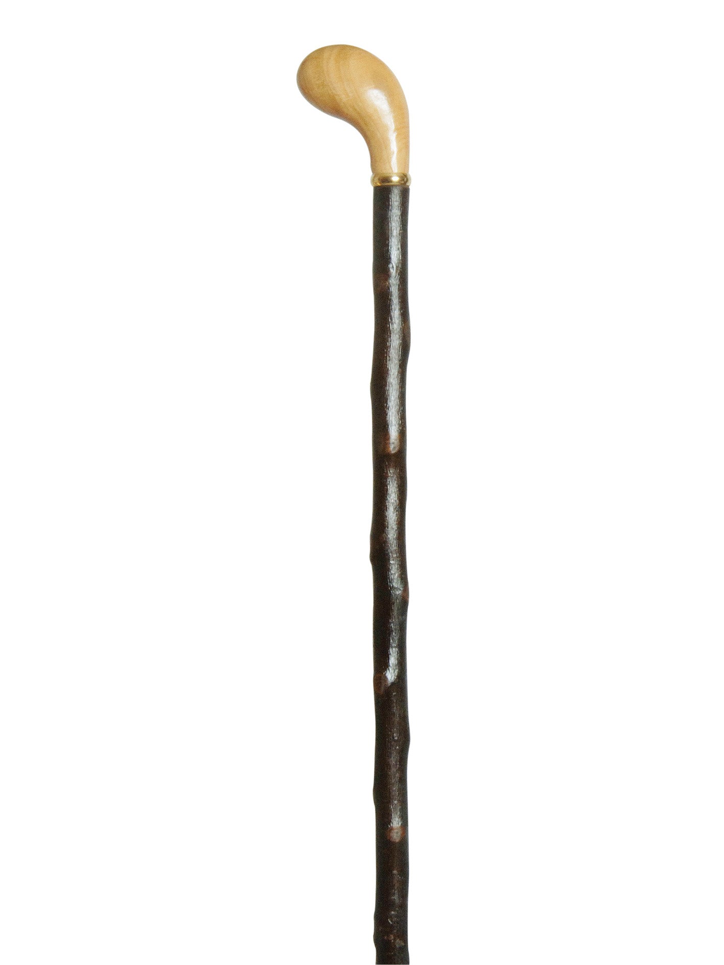 Pistol Grip Cane with Rustic Shaft