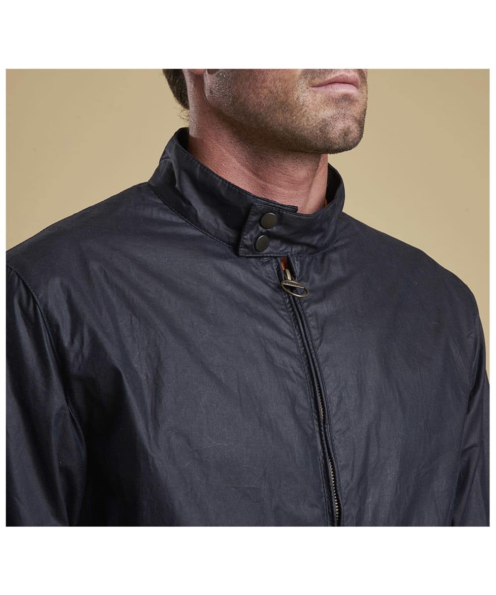 Lightweight Royston Wax Jacket Navy