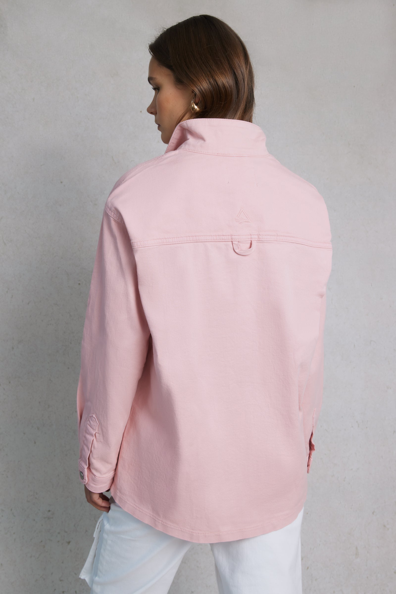 Utility Shacket Pink