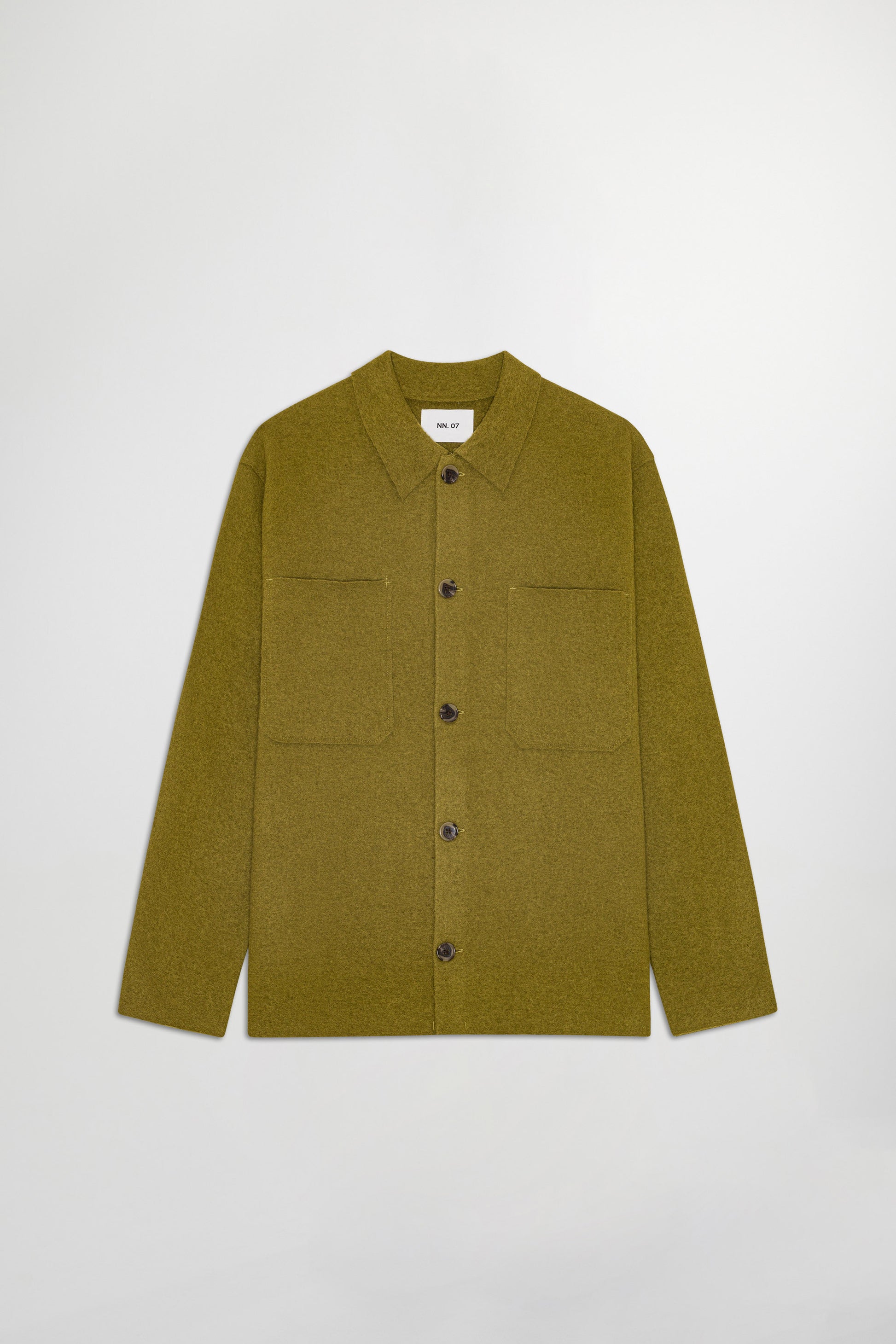 Jonas Boiled Wool Overshirt Firene