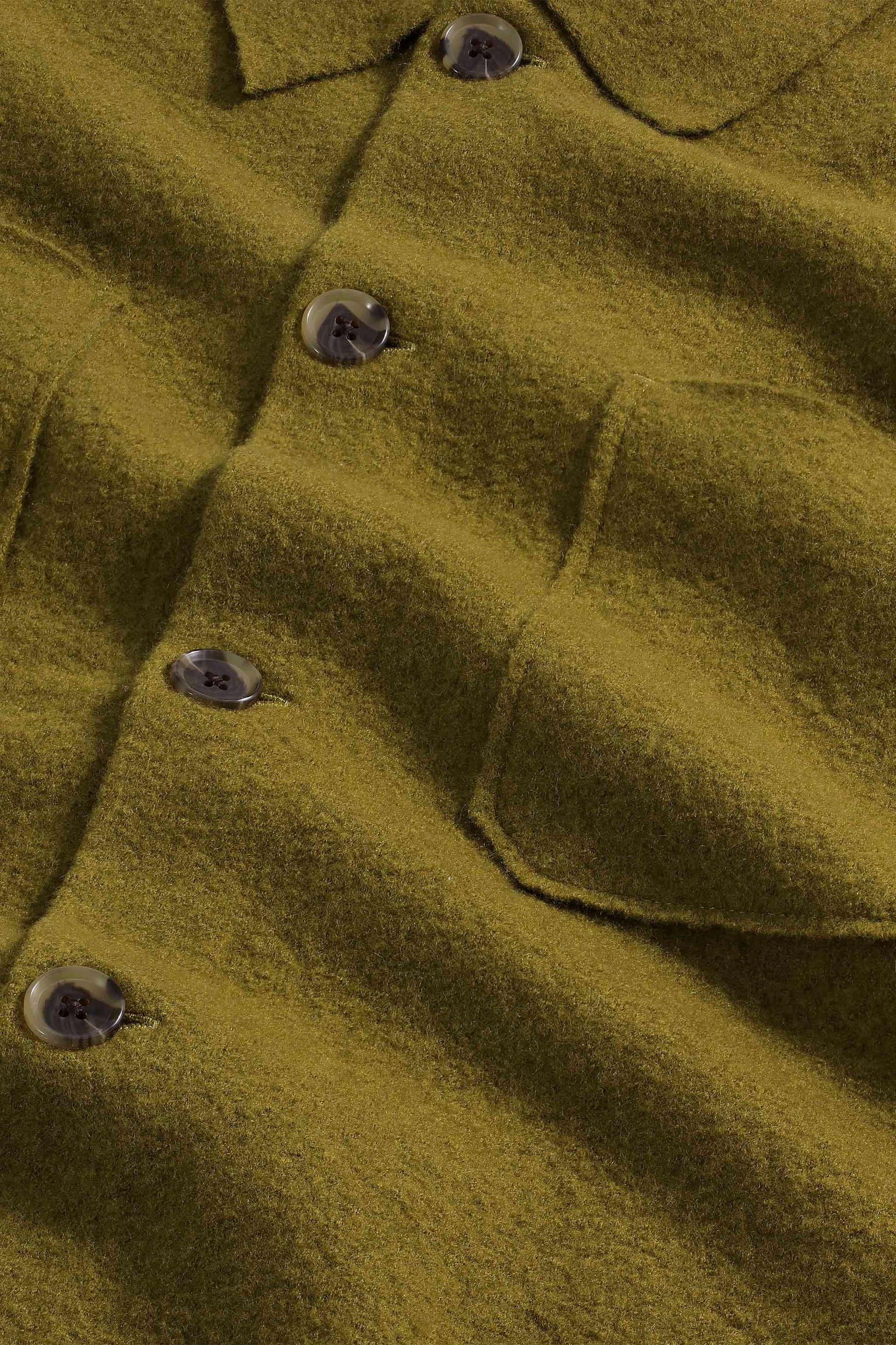 Jonas Boiled Wool Overshirt Firene