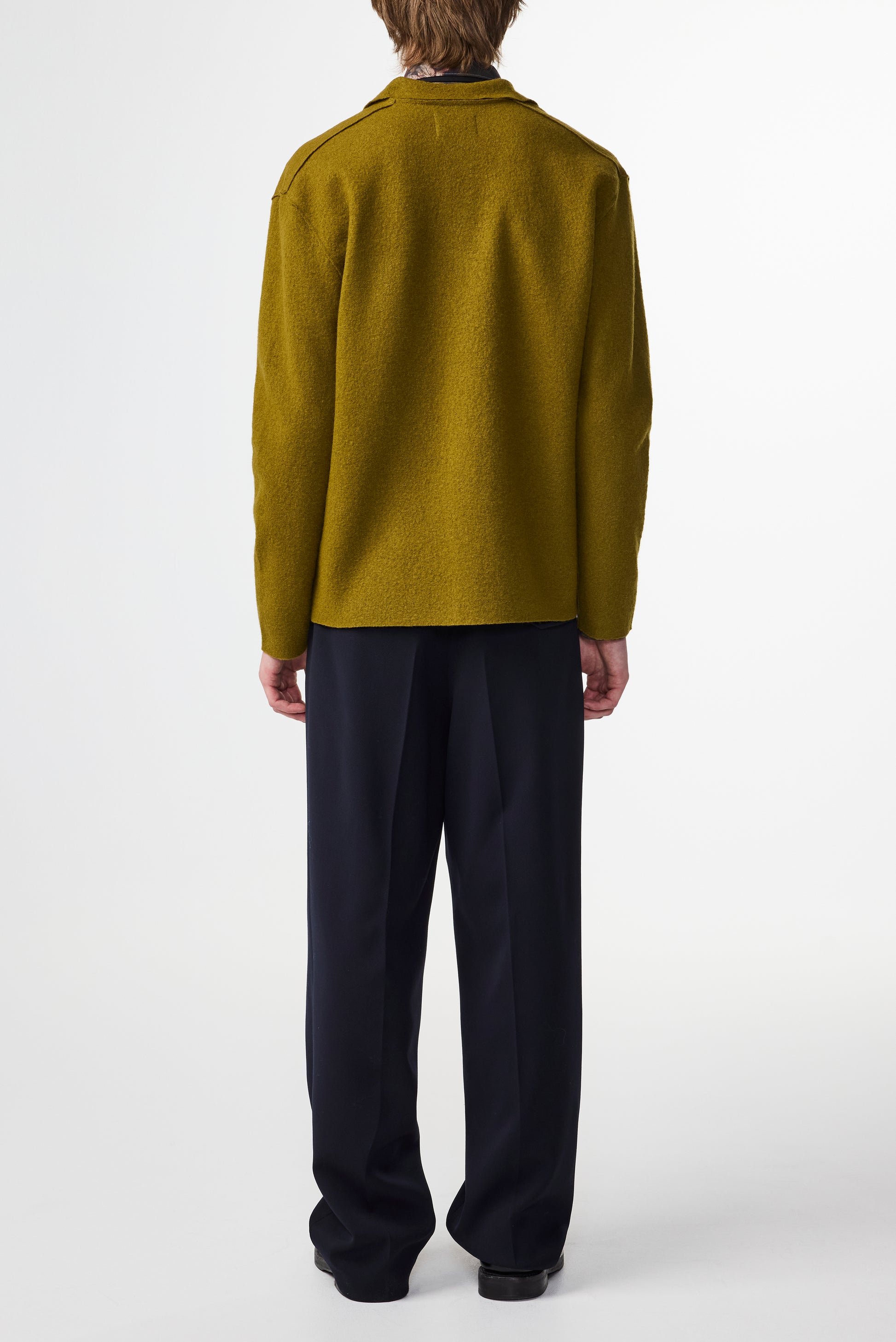 Jonas Boiled Wool Overshirt Firene