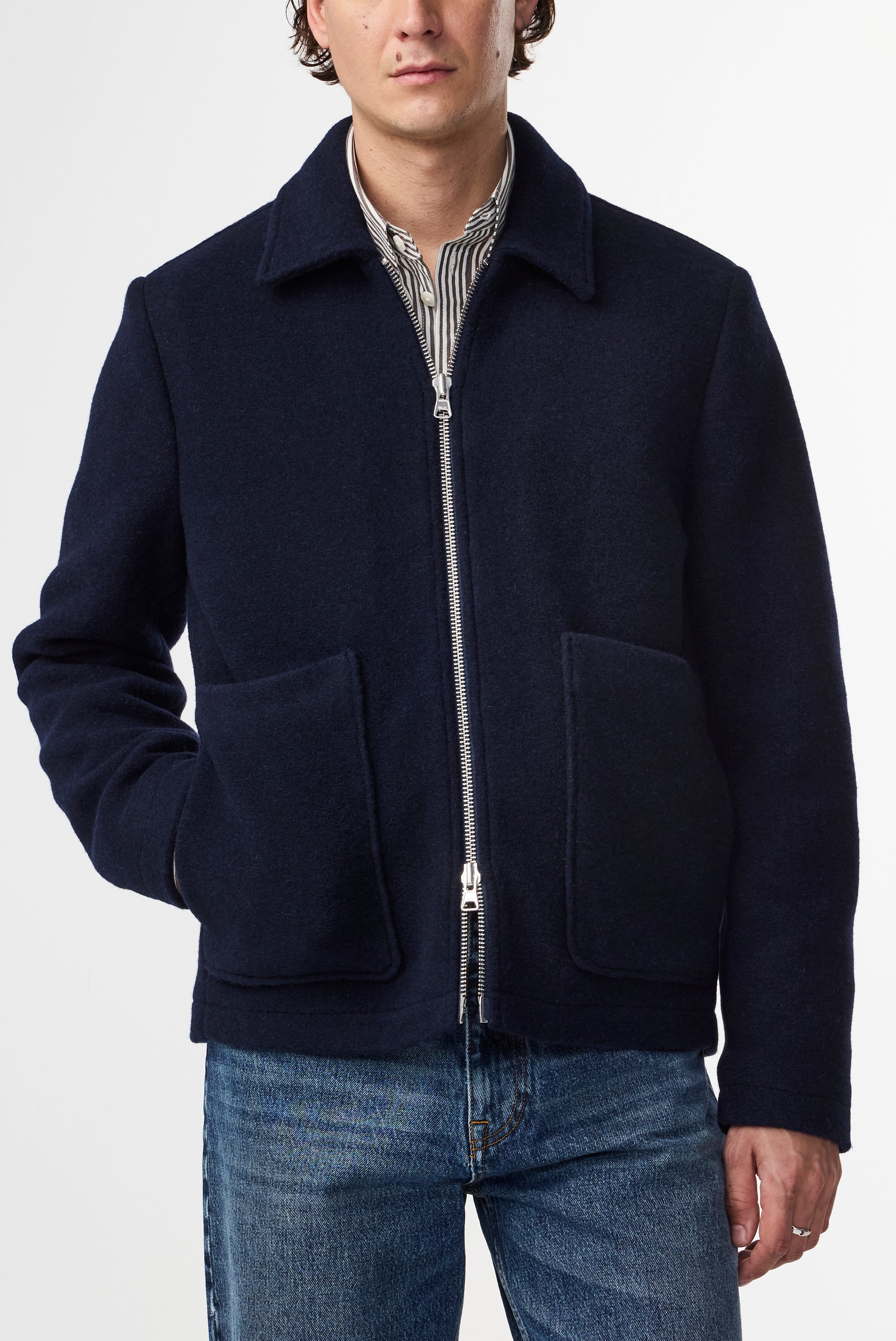 Gael Jacket Navy Blue