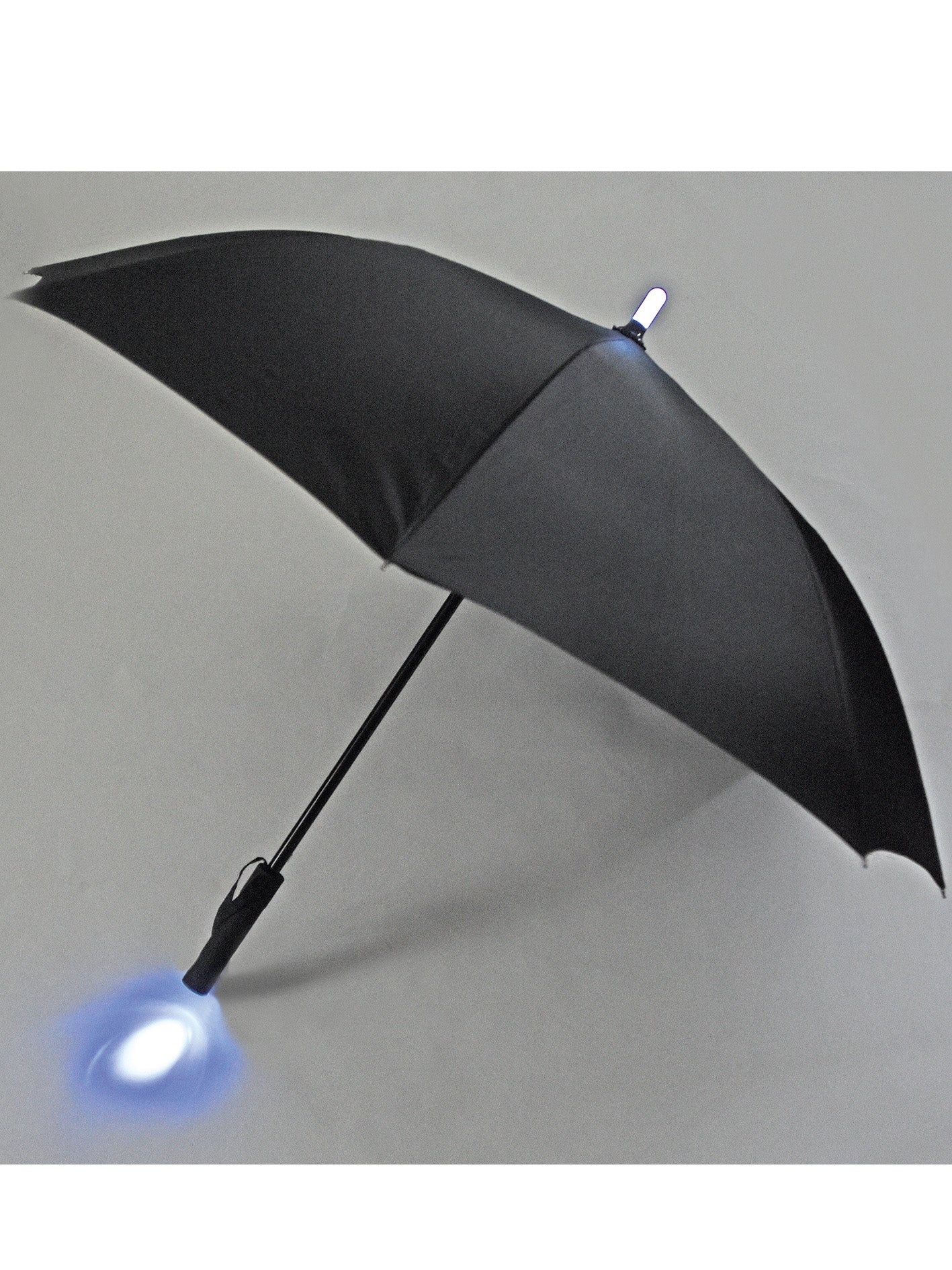 Illuminated Black Canopy Umbrella