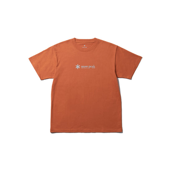 Soft Cotton Logo Short Sleeve T-Shirt Orange