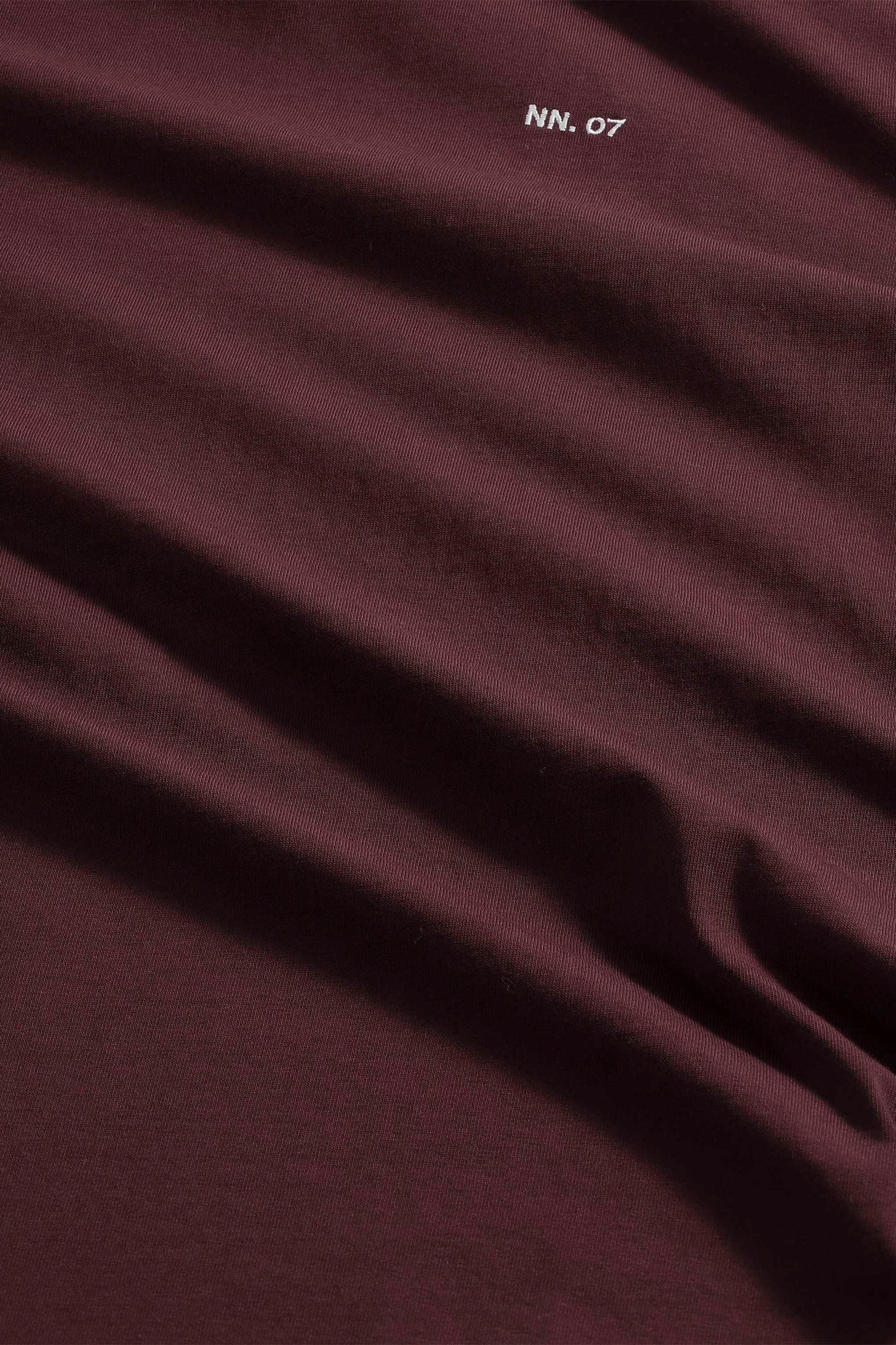 Adam EMB T-Shirt Wine Red