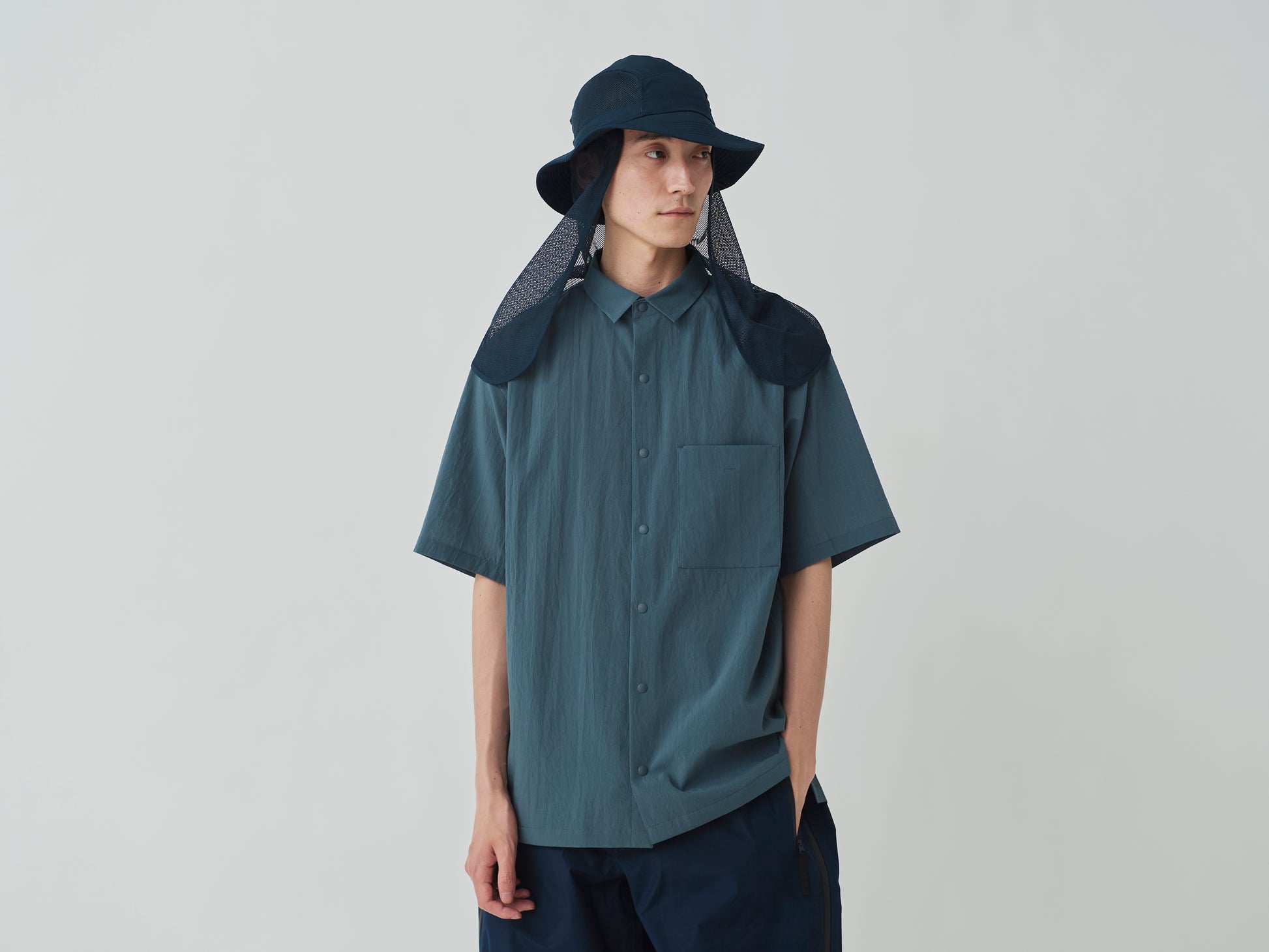 Flexible Insulated Shirt Blue