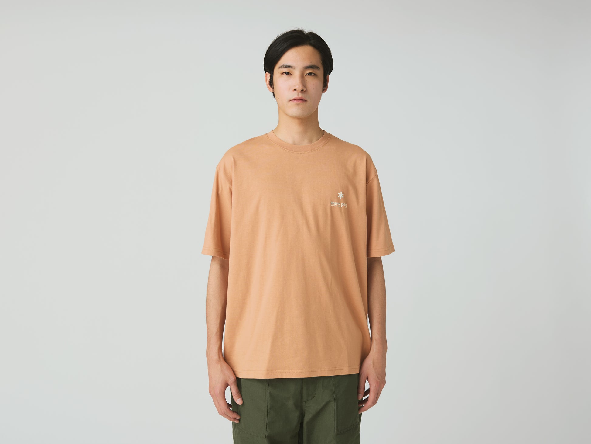 Soft Cotton Logo T-Shirt Orange