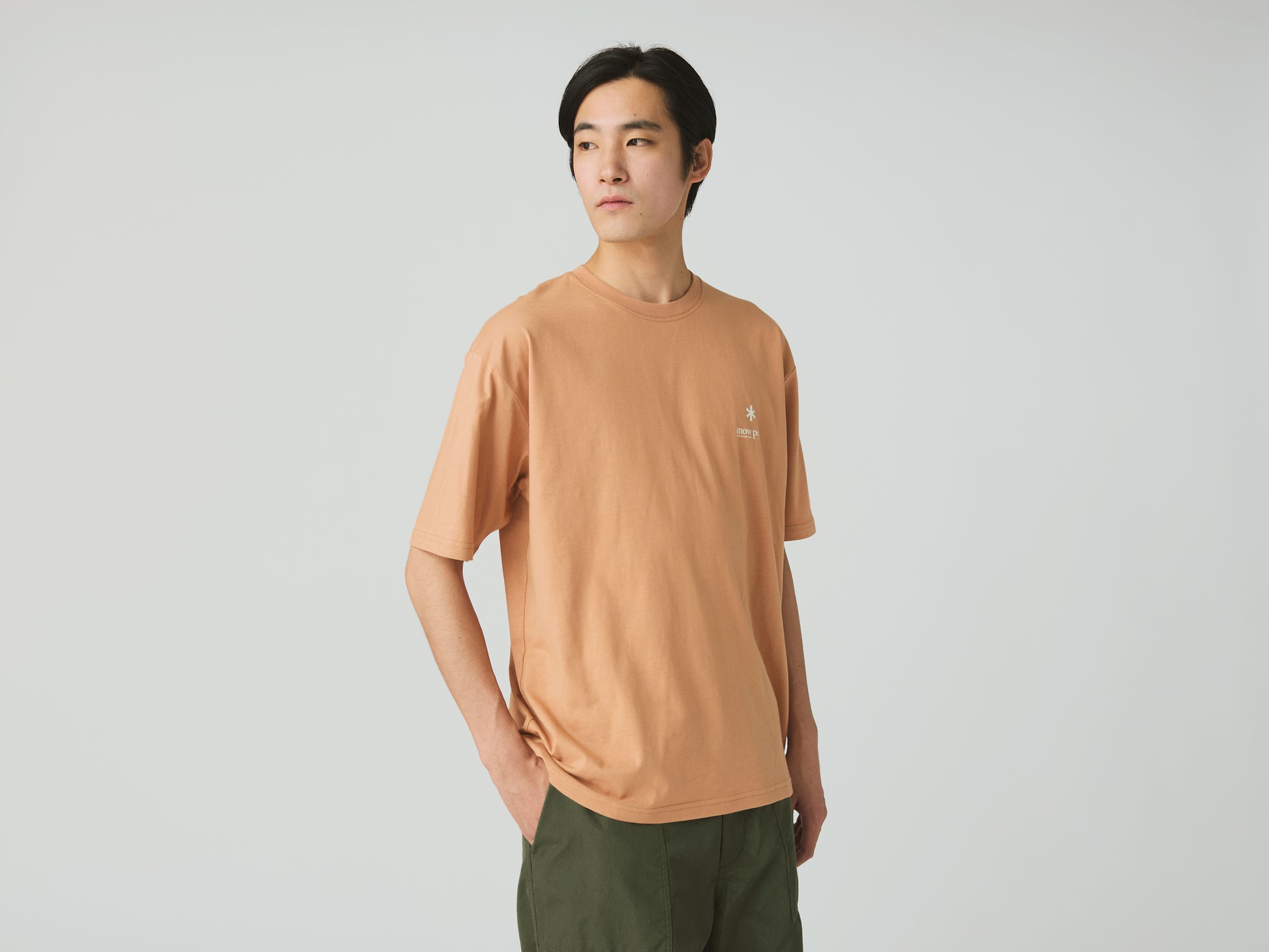 Soft Cotton Logo T-Shirt Orange