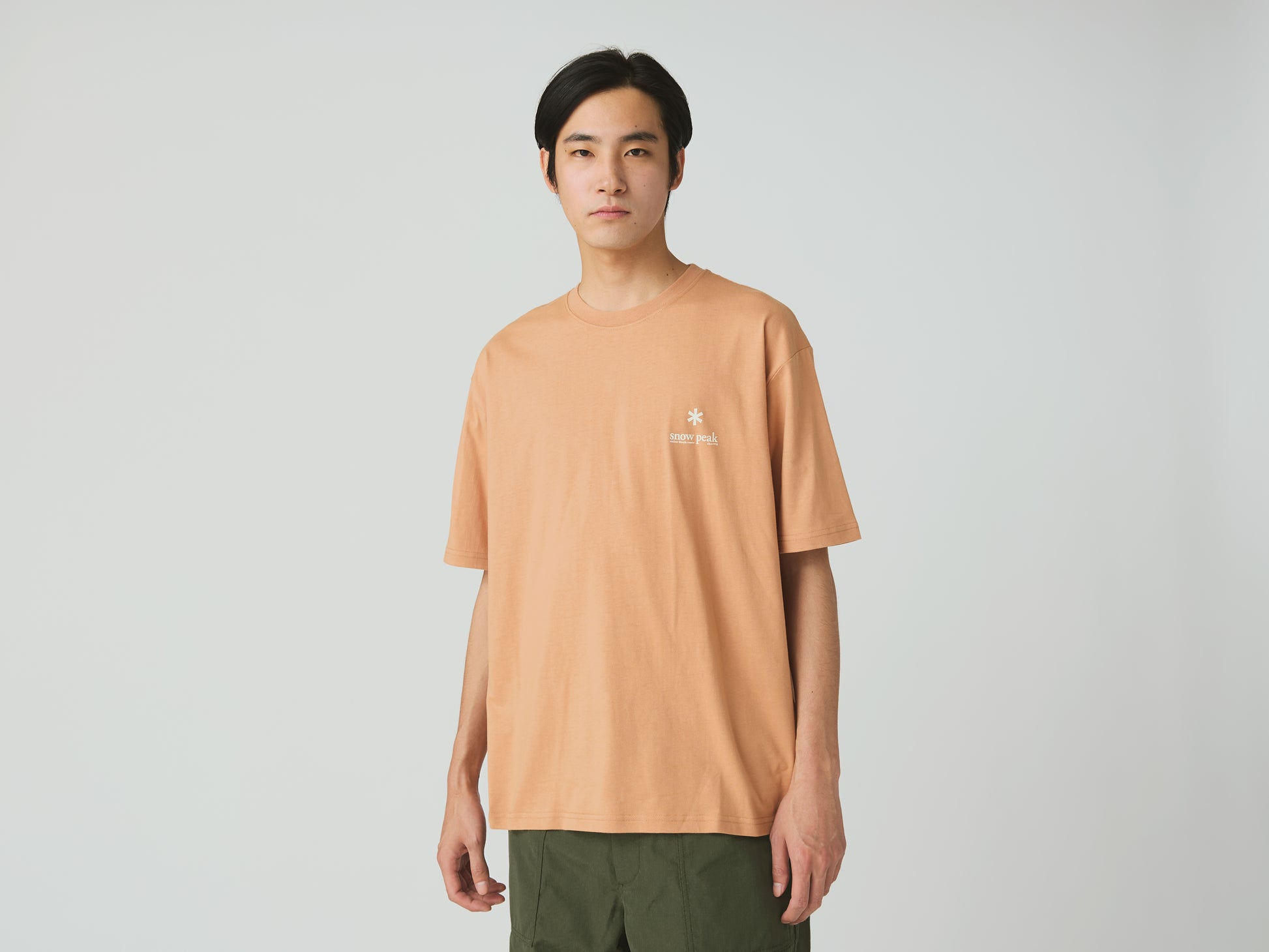 Soft Cotton Logo T-Shirt Orange