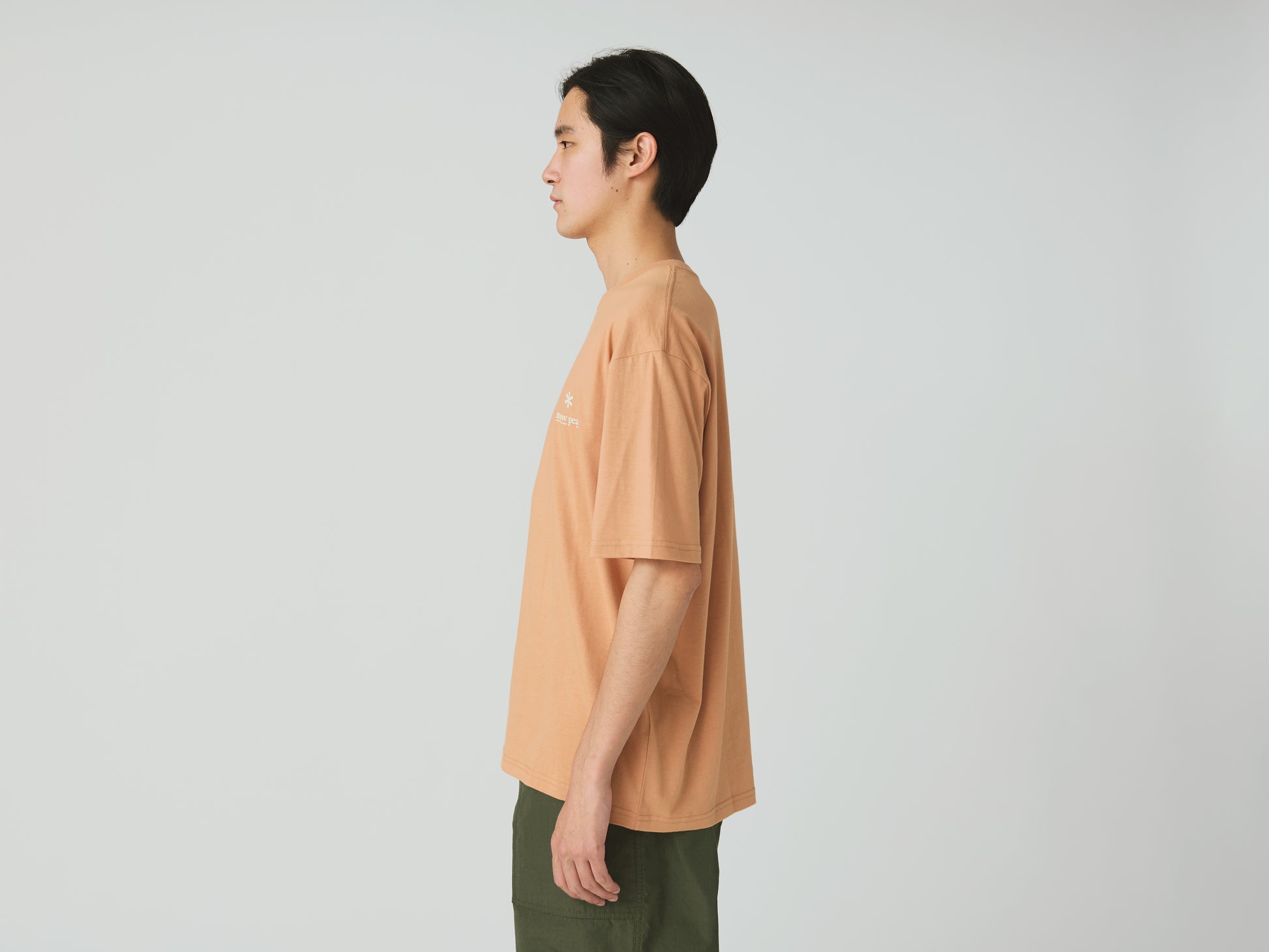 Soft Cotton Logo T-Shirt Orange