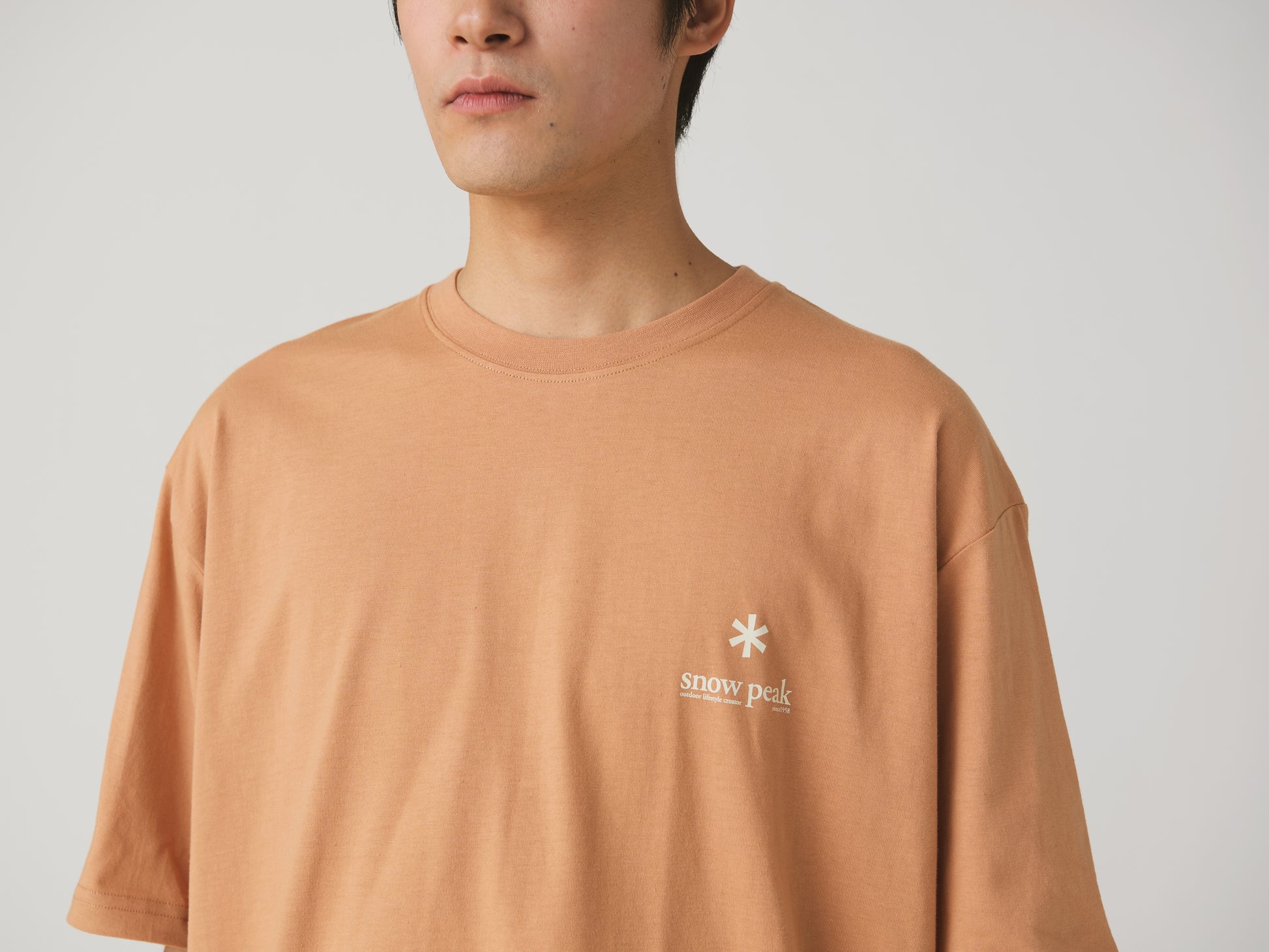 Soft Cotton Logo T-Shirt Orange