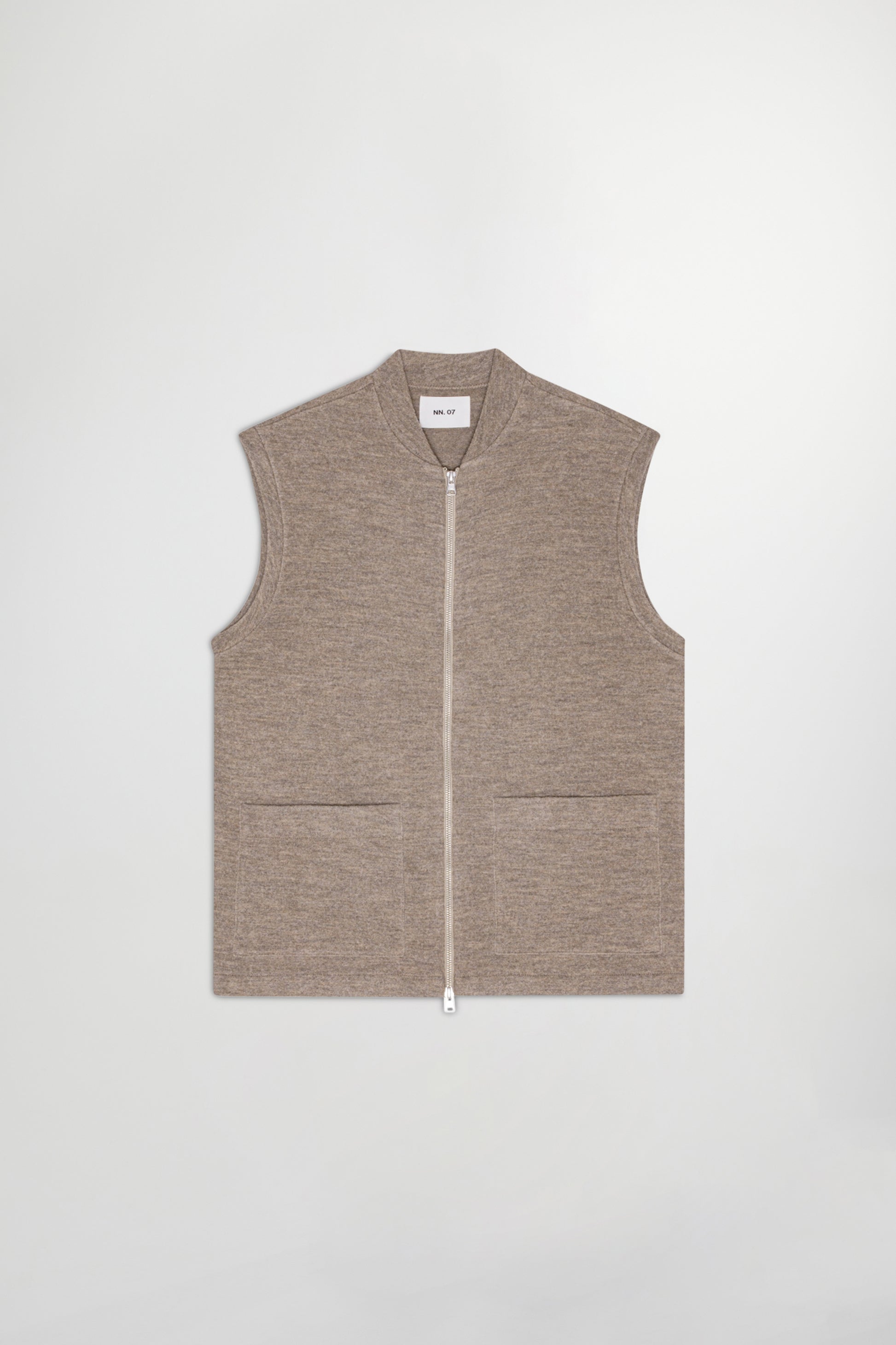 Boiled Vest Khaki Beige