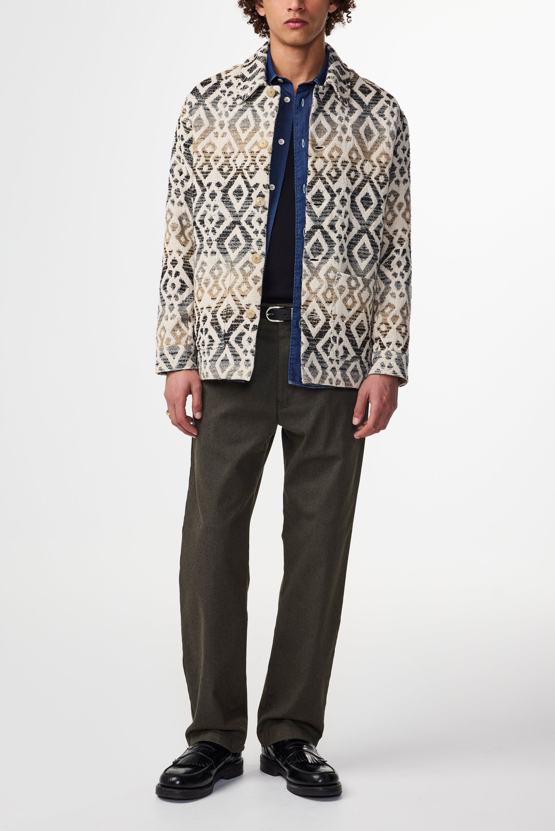 Blaze Overshirt Ecru Multi