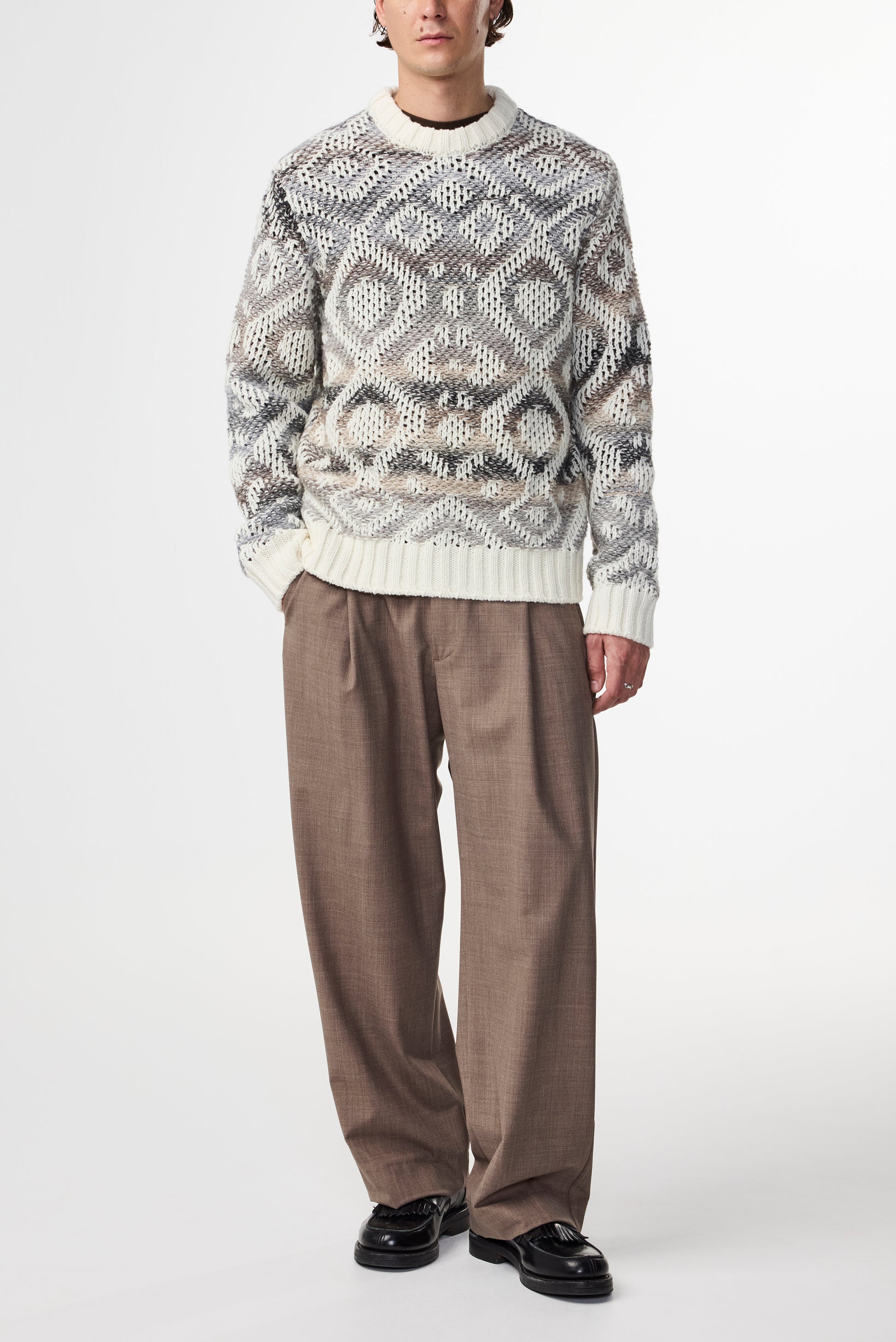 Brady Crew Sweater Ivory