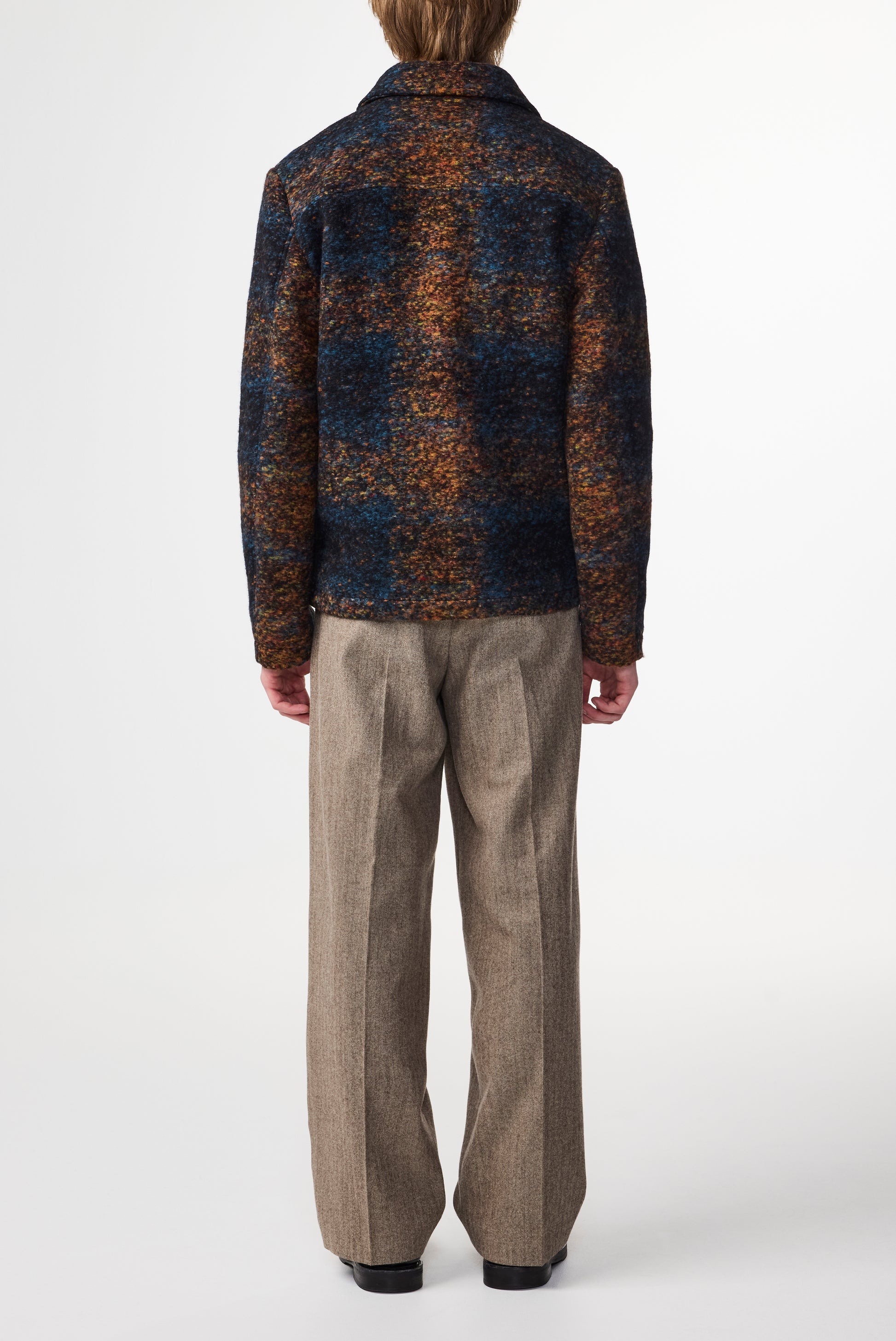 Gael Checkered Jacket Blue