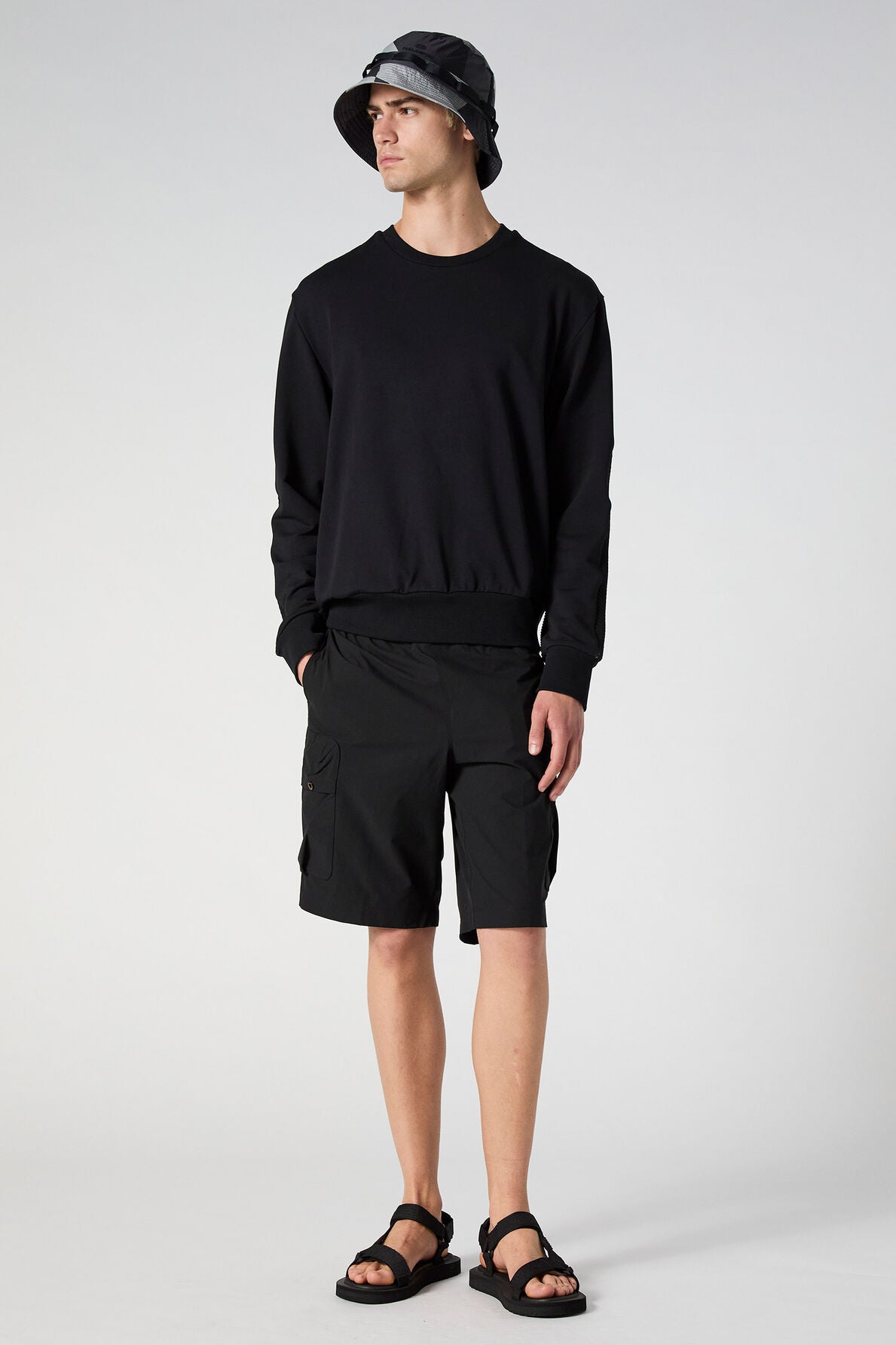 Skein Crewneck Sweat Black