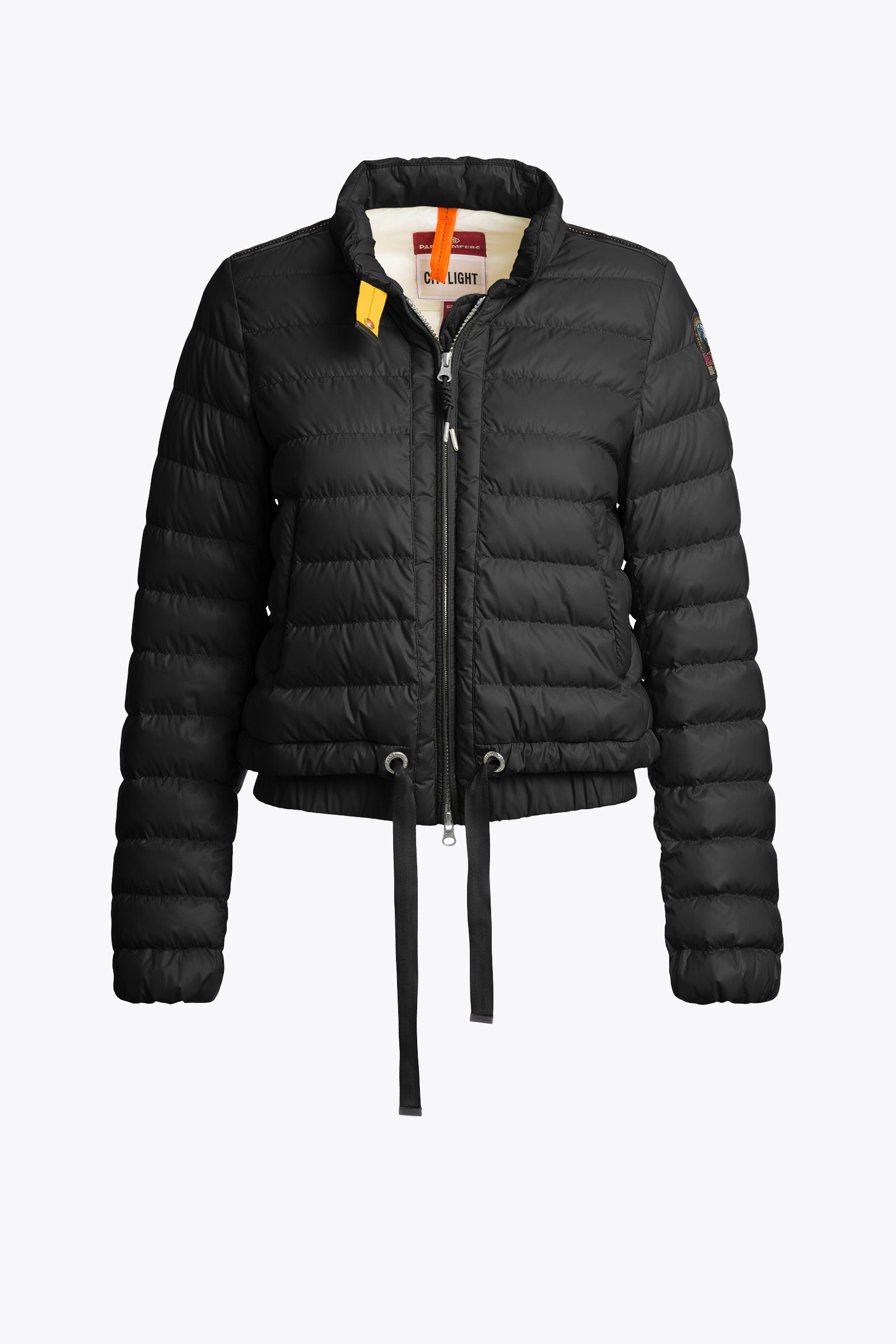 Akane Cropped Puffer Jacket Black