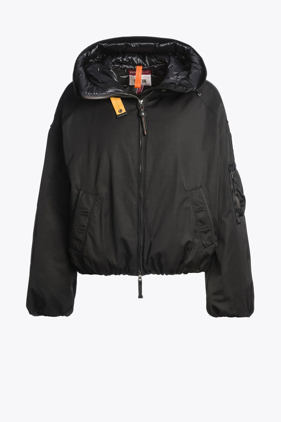 Naadz Hooded Down Bomber Jacket Black