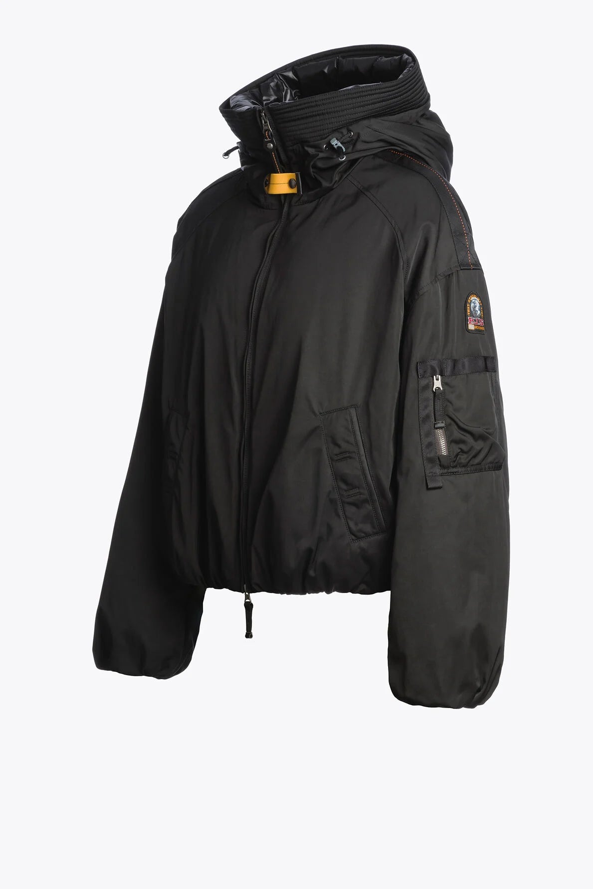 Naadz Hooded Down Bomber Jacket Black