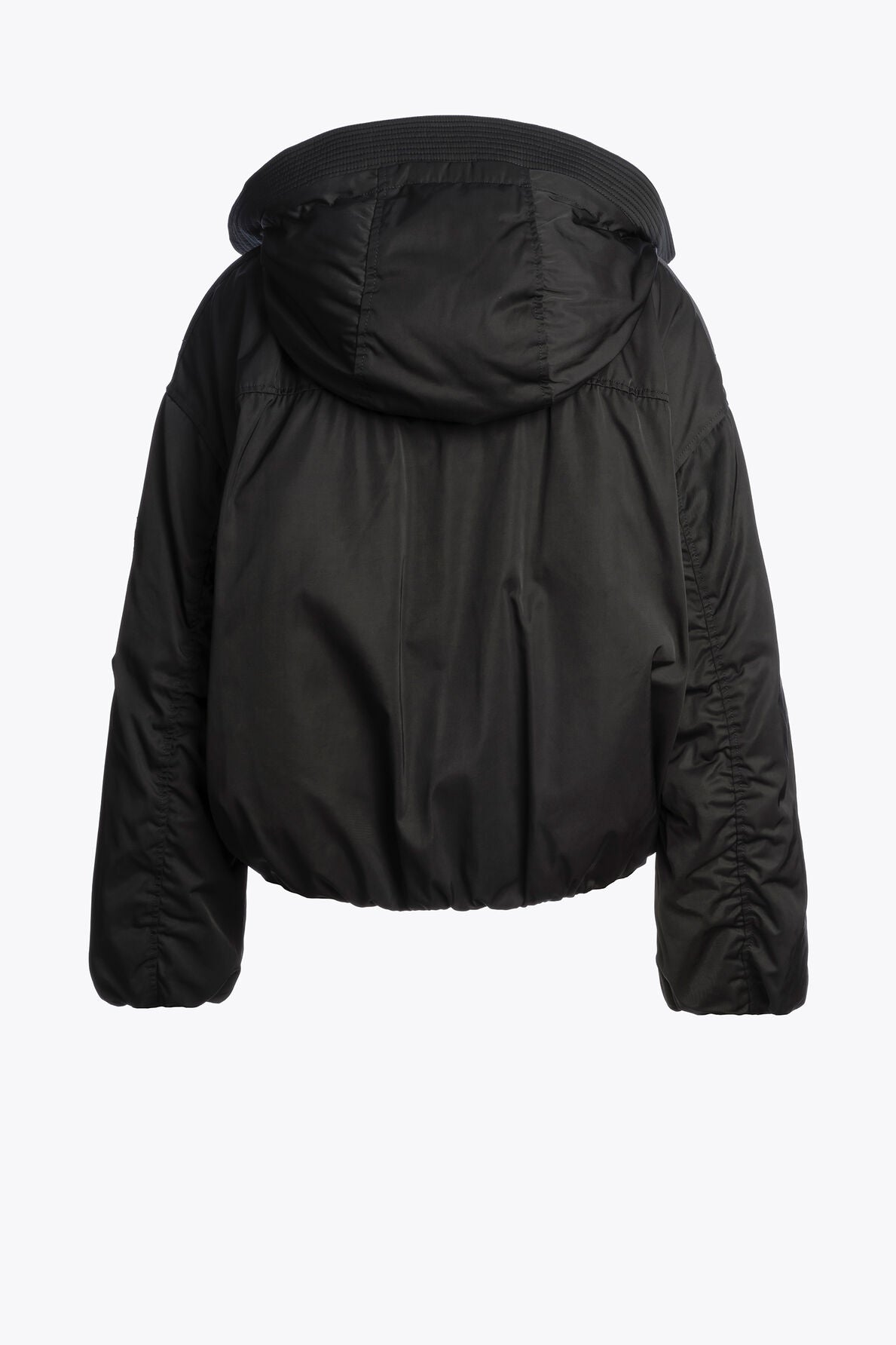Naadz Hooded Down Bomber Jacket Black