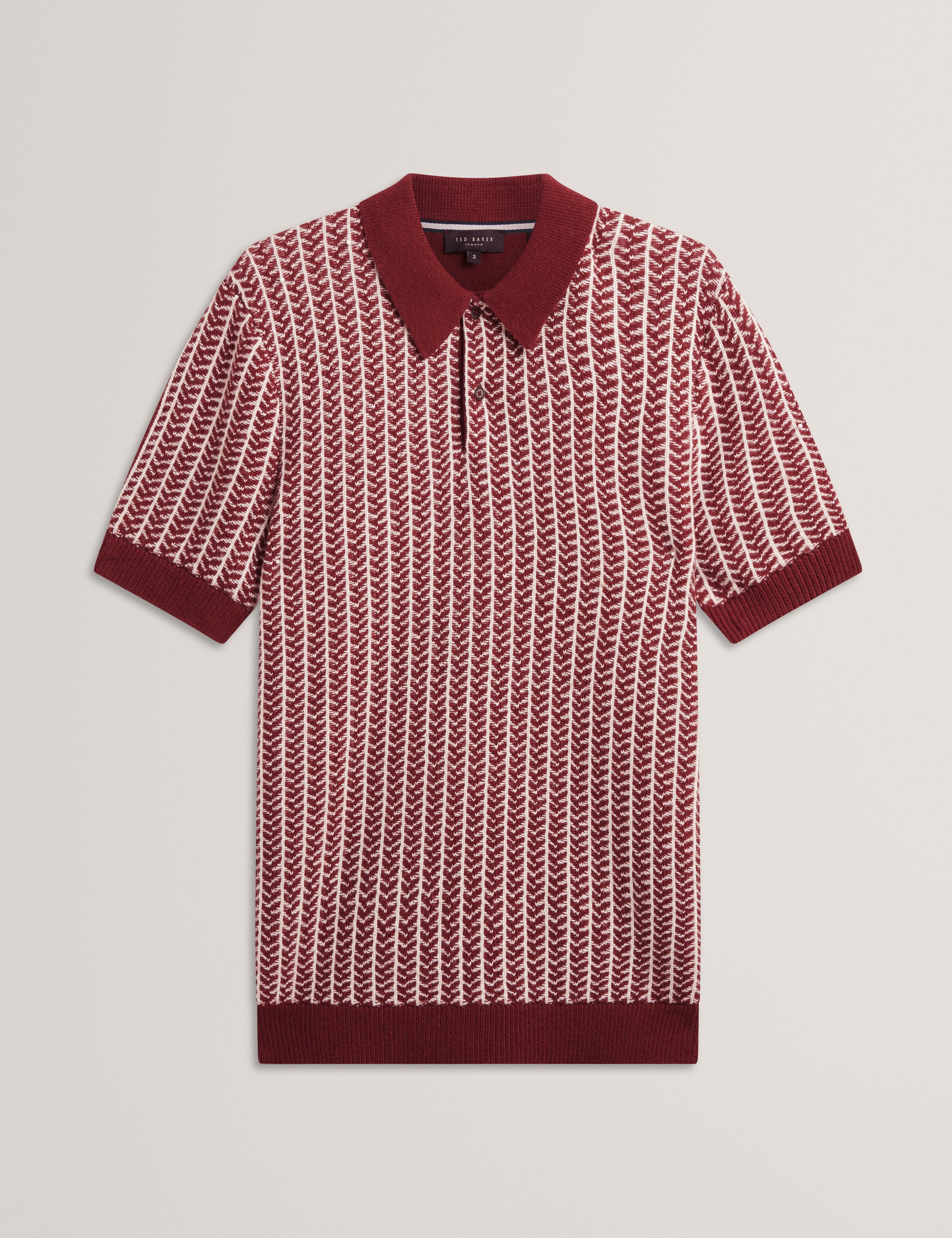Kolomer Textured Knit Polo Shirt