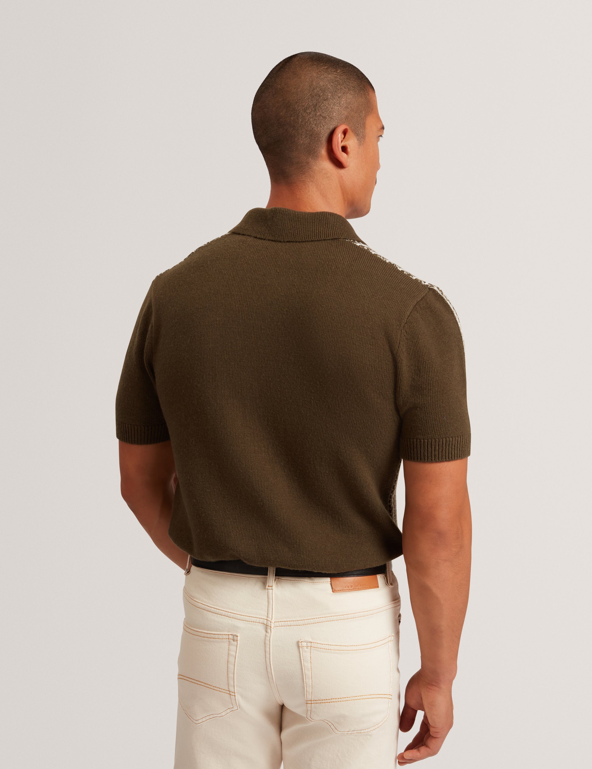Kolomer Textured Knit Polo Shirt