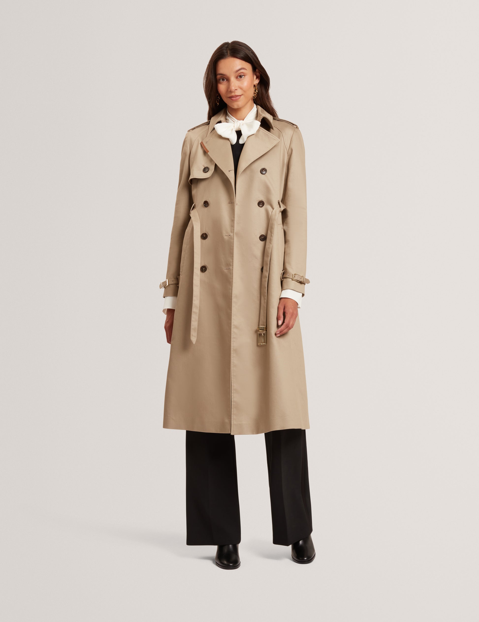 Arytha Cotton Twill Trench