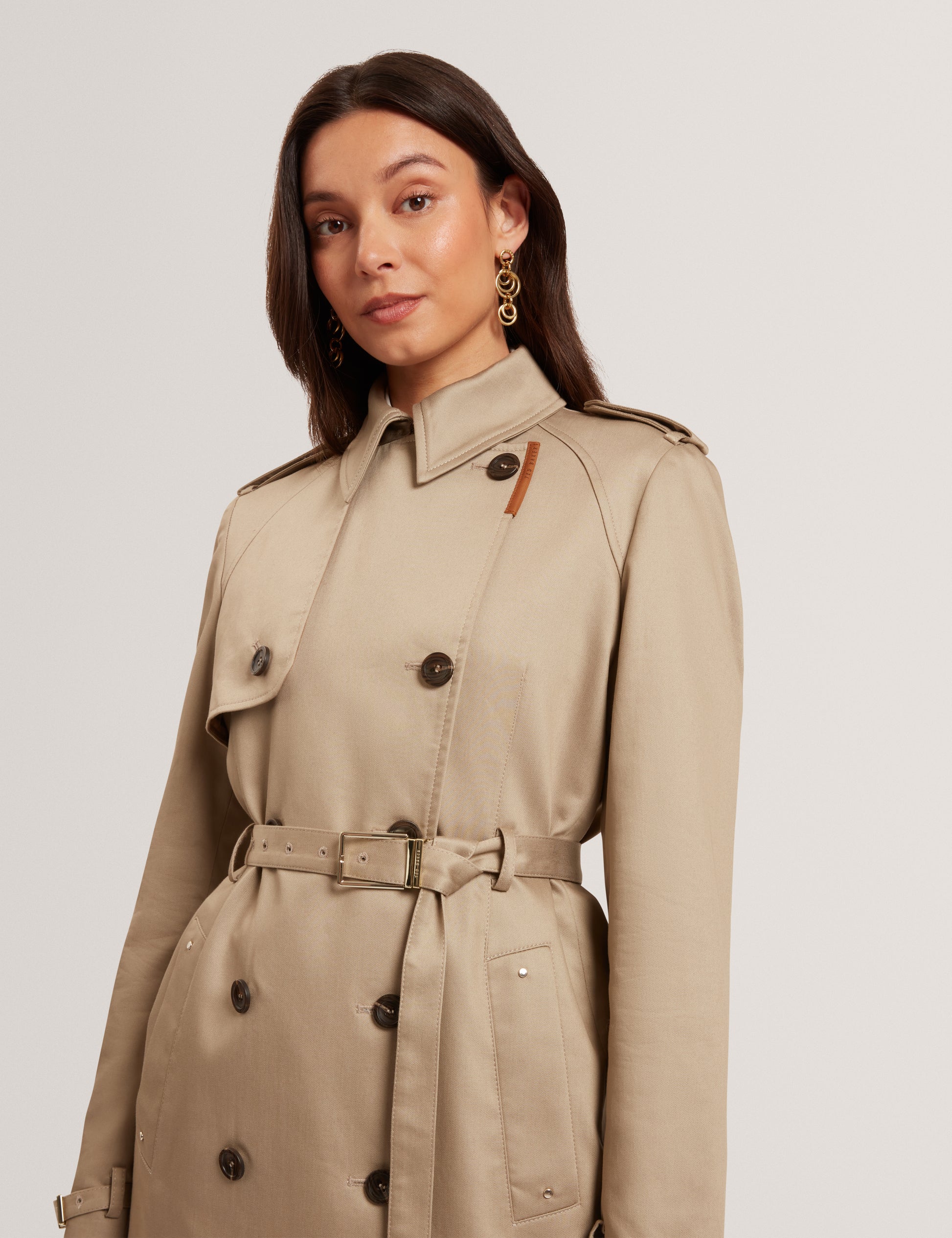 Arytha Cotton Twill Trench