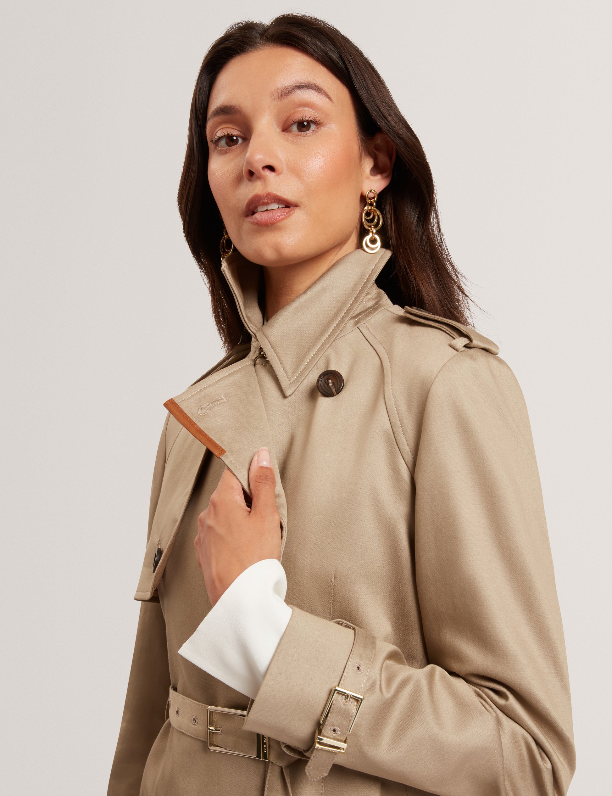 Arytha Cotton Twill Trench